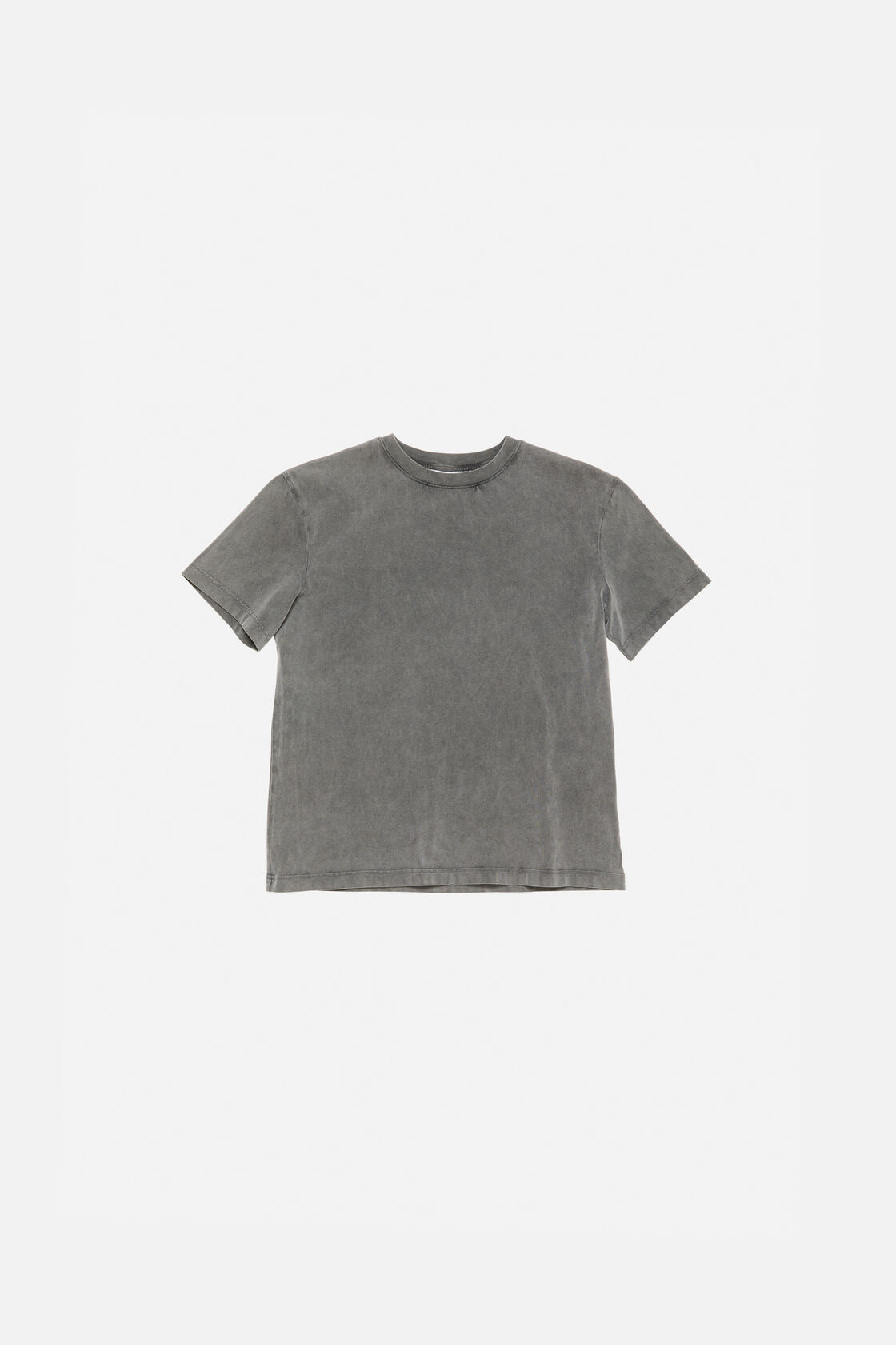 Rubber logo t-shirt, Faded black, 2000x