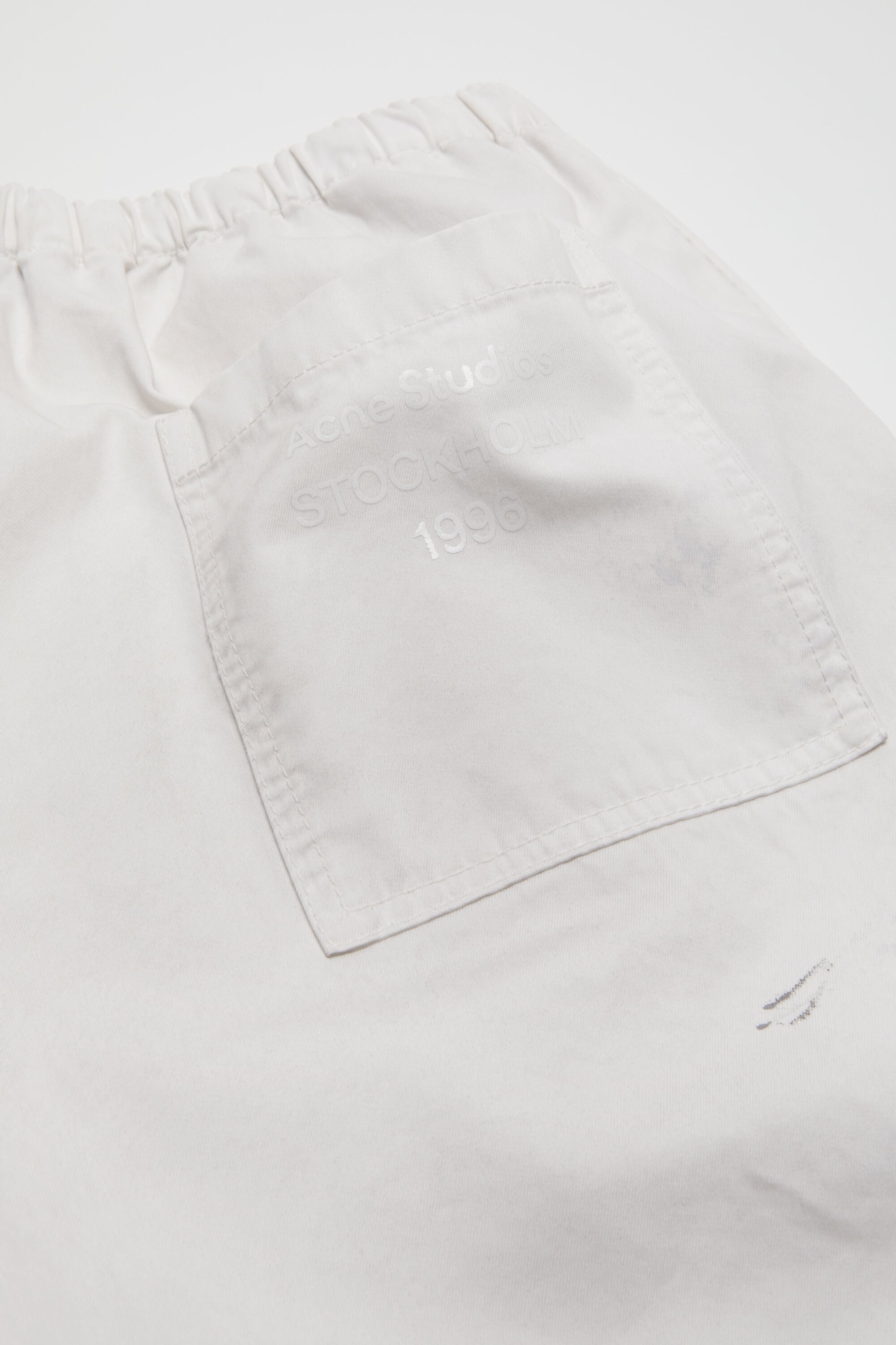 Acne Studios - ピーチ起毛コットントラウザーズ - ホワイト