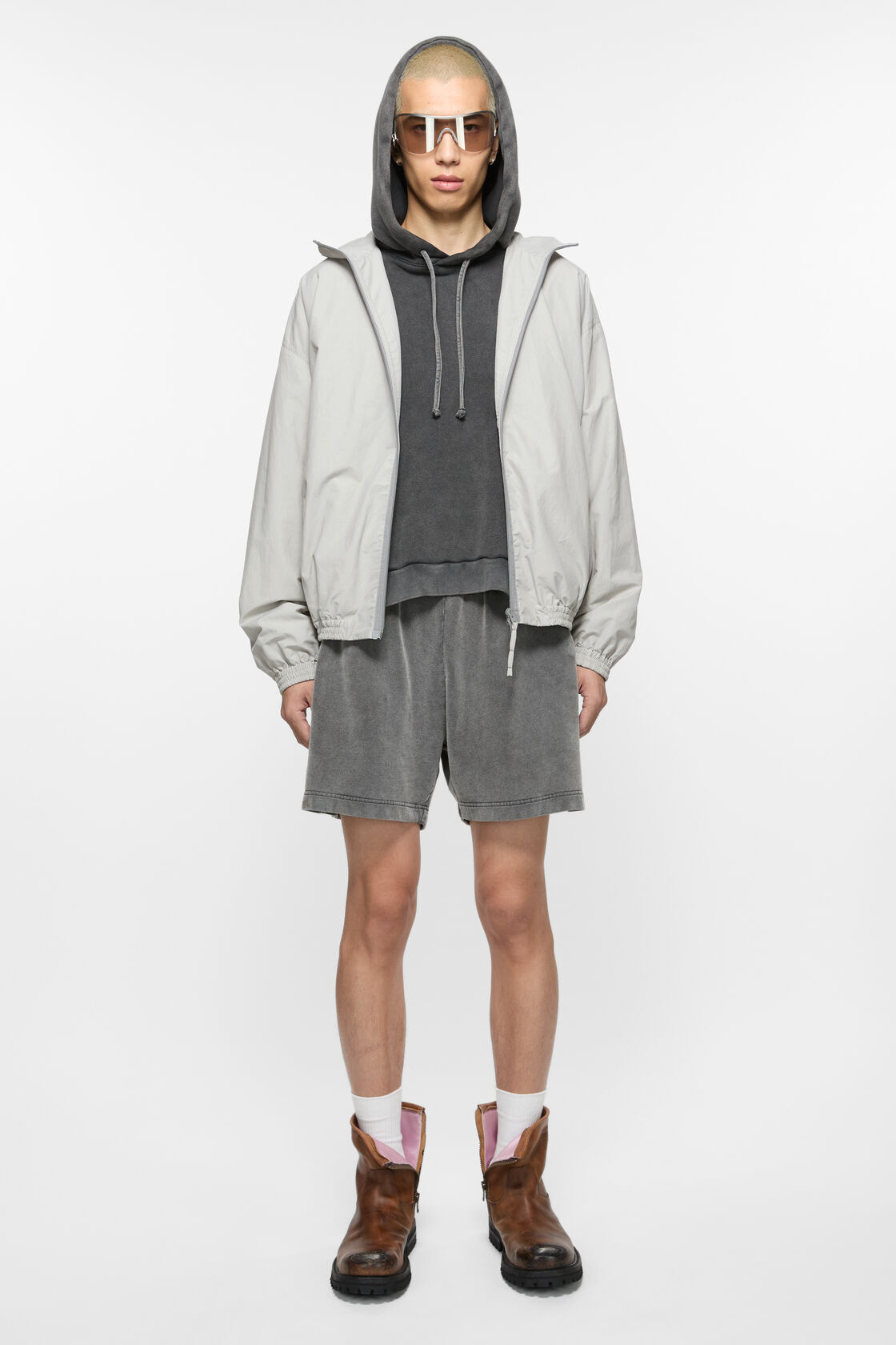 Logo jacket, Grey, 2000x