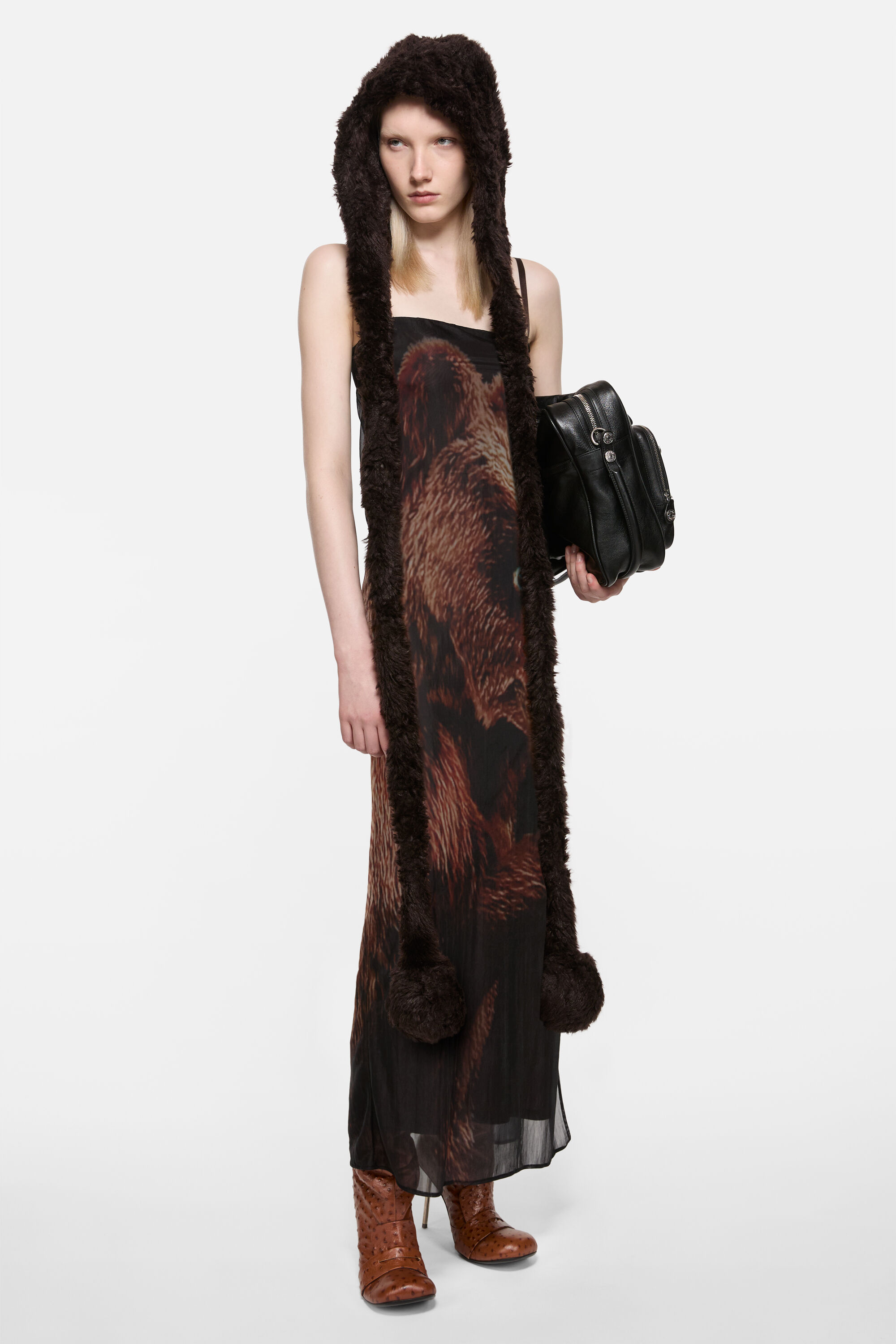 1度のみ着用定価約2.5万→9999早い者勝ち‼️ AcneStudios ハット Acne Studios - イヤーフラップ付きハット - ブラウン