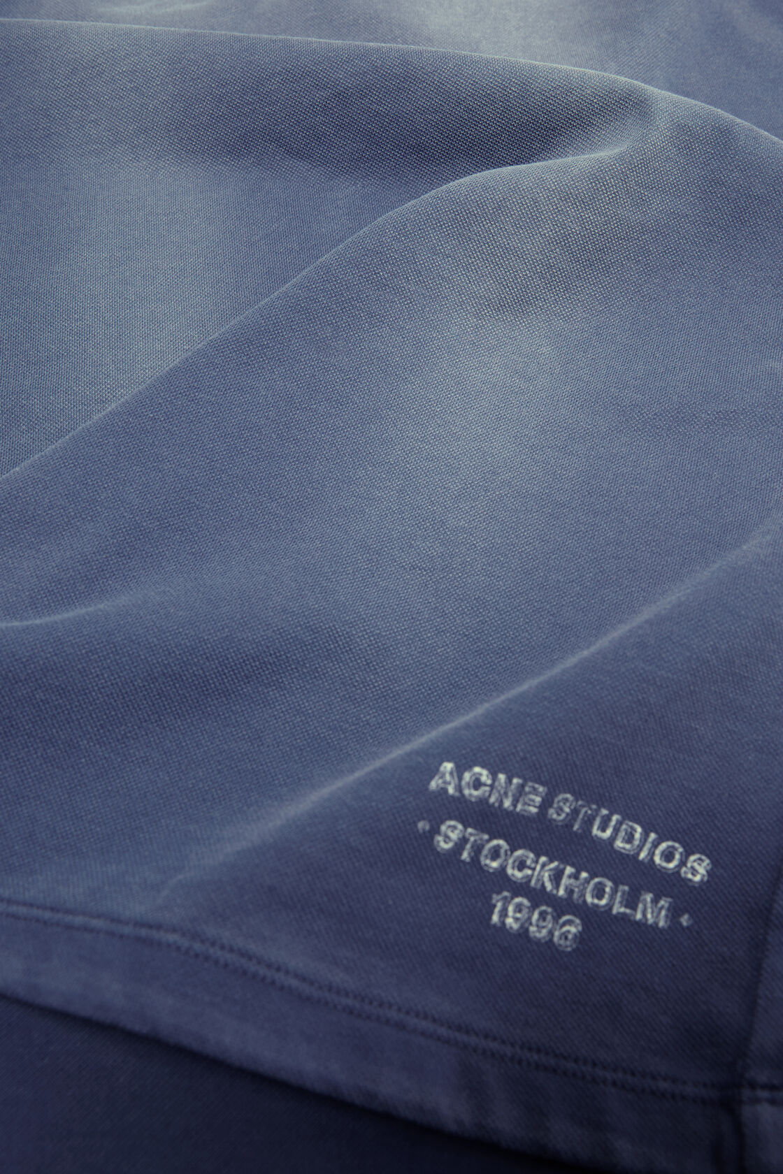 Washed logo skirt, Navy blue, 2000x