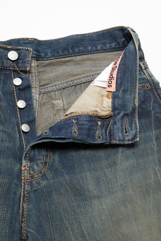 Acne Studios - デニムショーツ - ルーズフィット - ダークブルー