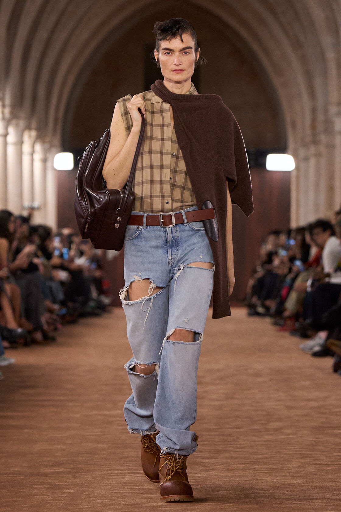 常规版型做旧牛仔裤 - 2010F, 浅蓝色, 2000x