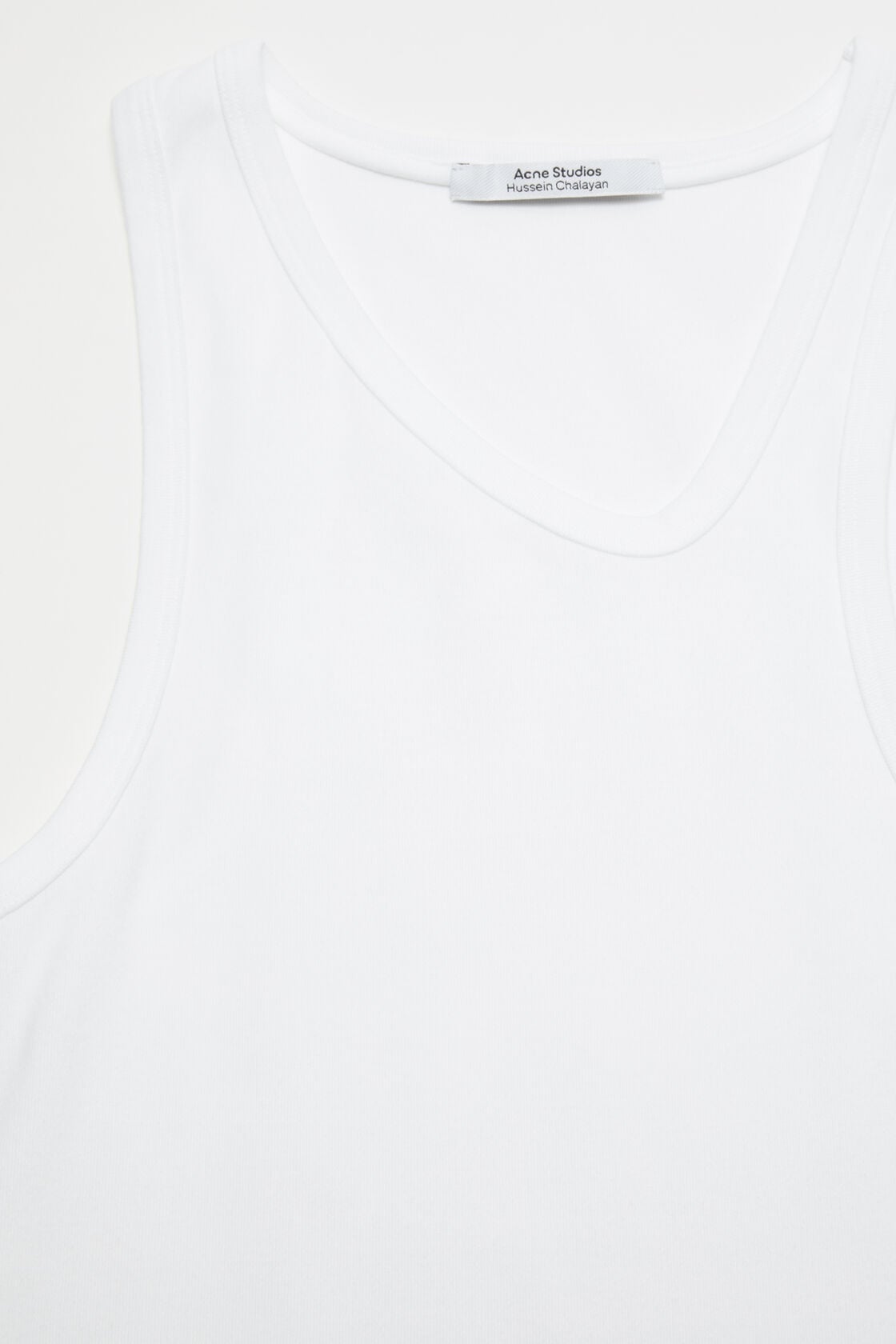 Asymmetrical Tank Top, White, 2000x