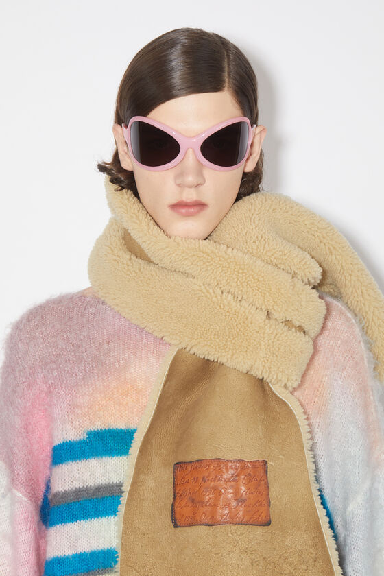 Frame sunglasses, Pink/black, 2000x