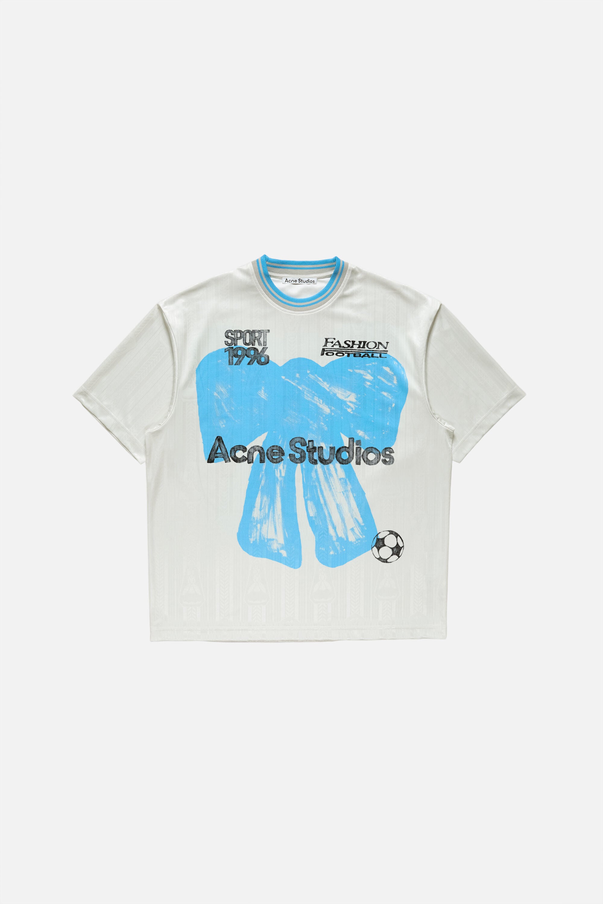 Acne Studios - Sports jersey graphic t-shirt - Oat beige