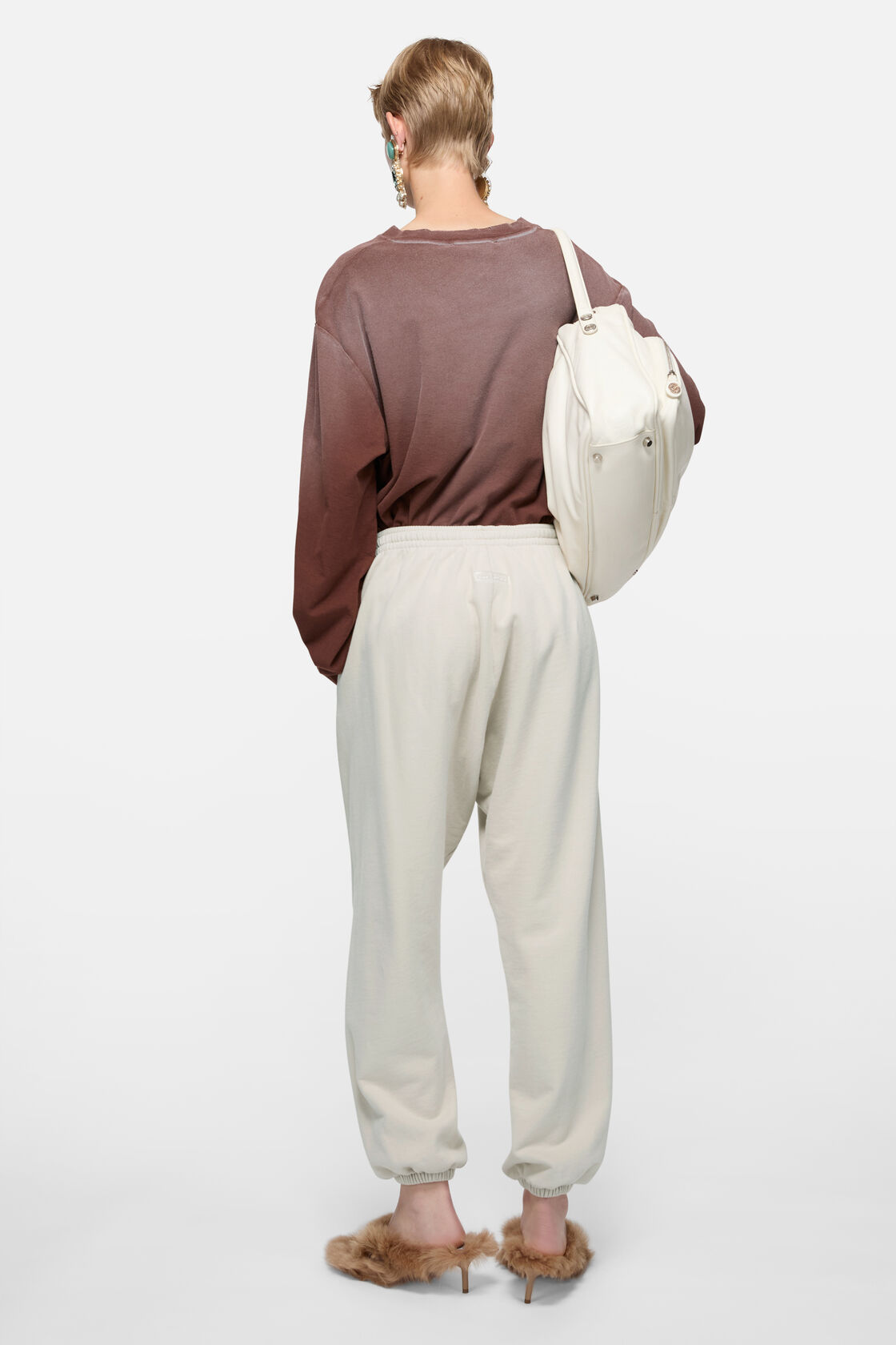 Cotton sweatpants, Light taupe, 2000x