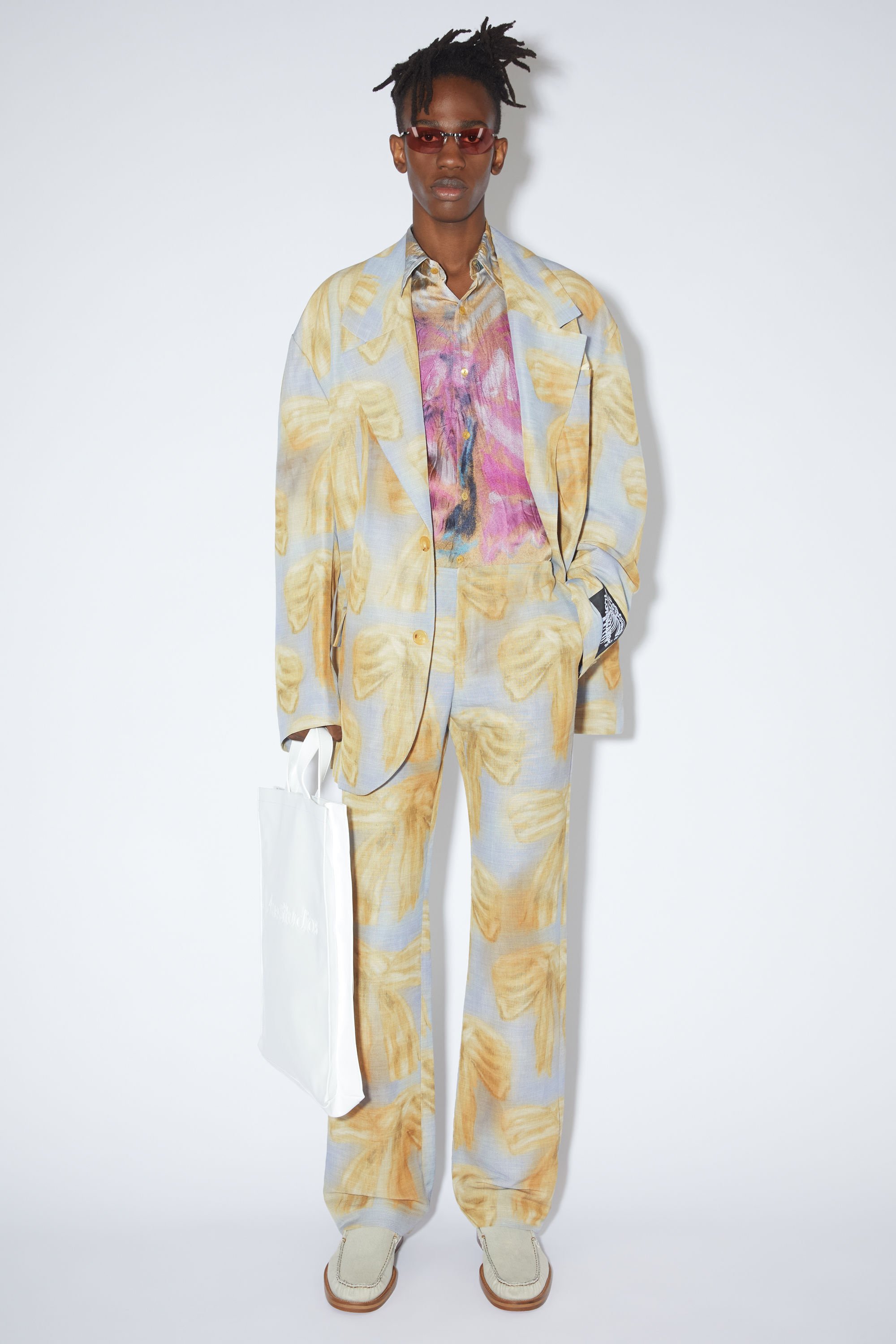 Buy Blue Mid Rise Check Print Trousers for Men #37 Buy Blue Mid Rise Check Print Trousers for Men