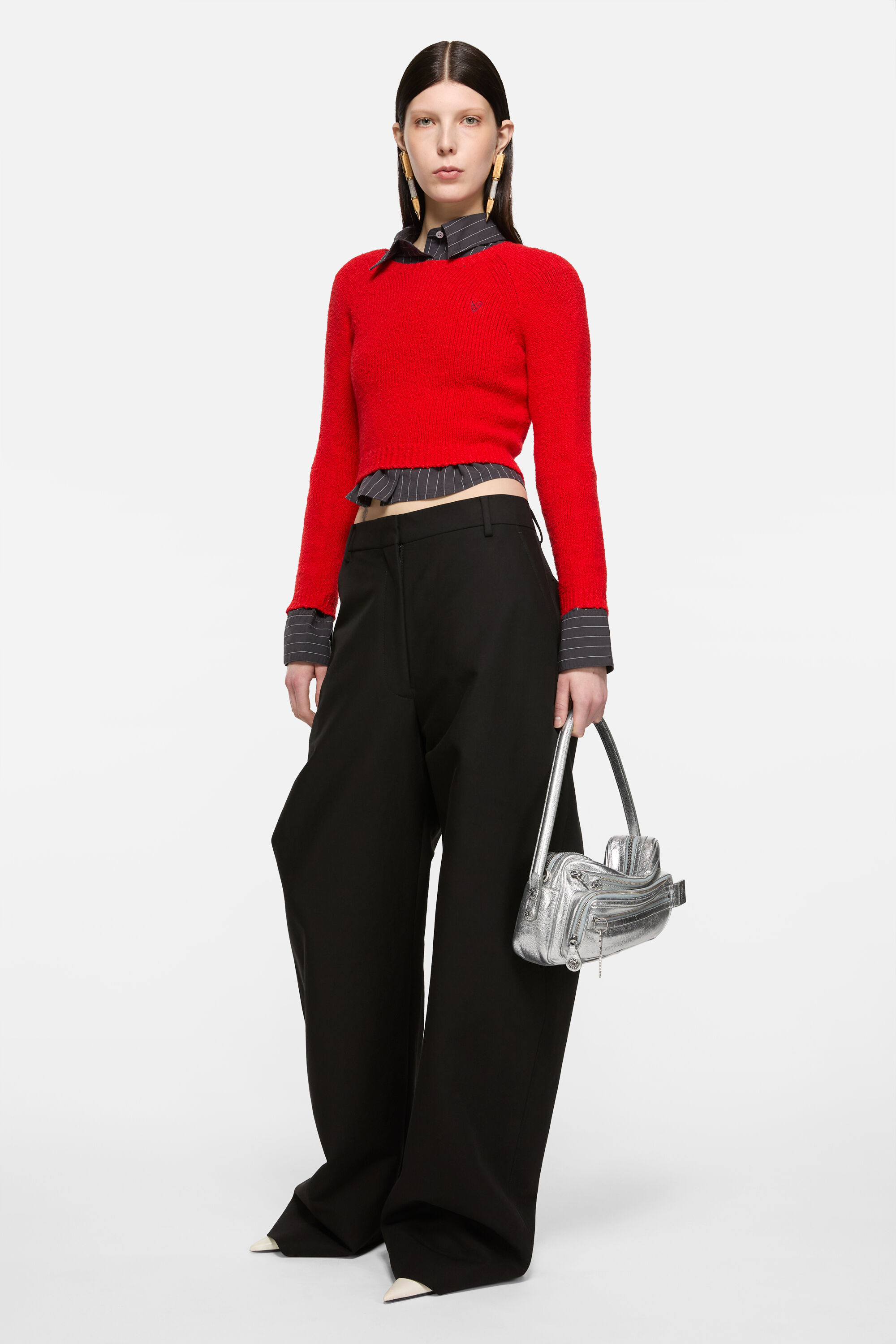 Acne Studios CAMERO PARTY ショルダーバッグ Acne Studios - Camero Party Shoulder Bag - Silver