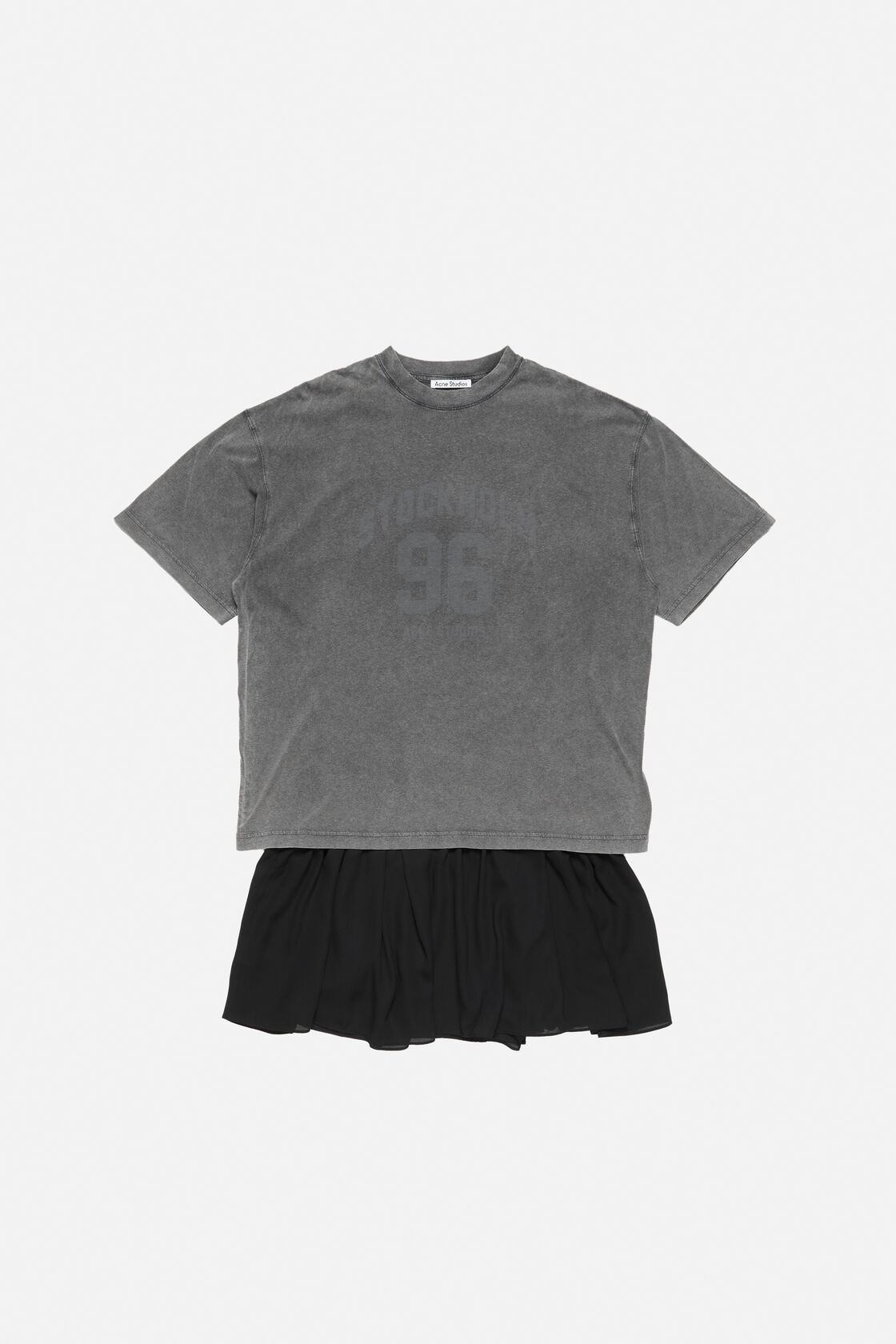 티셔츠 드레스, 앤트러사이트/블랙, 2000x