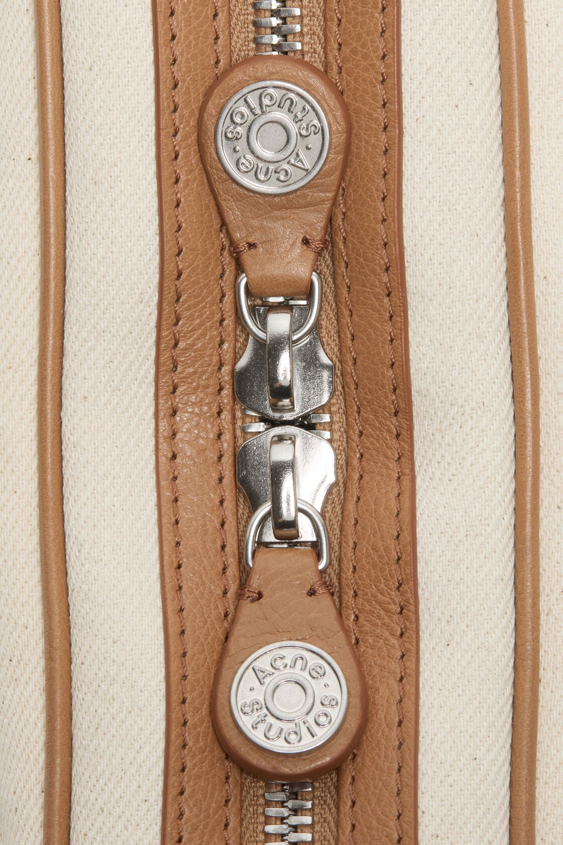 Camero Party Canvas Bag, Cream beige/brown, 2000x
