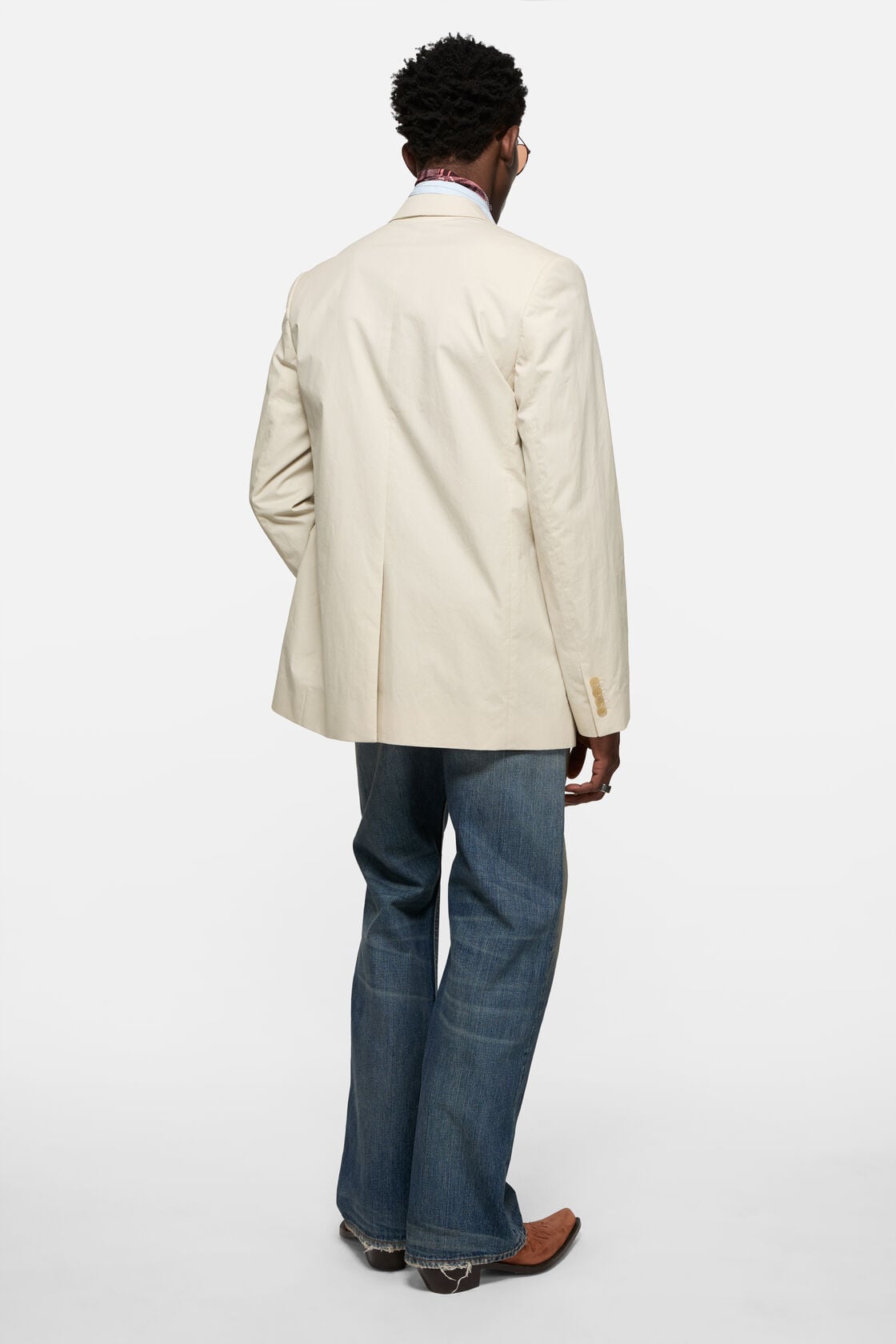 Single-breasted suit jacket, Light beige, 2000x