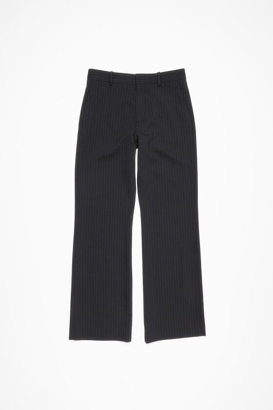 Acne Studios - Trousers pinstripe wool blend - Black
