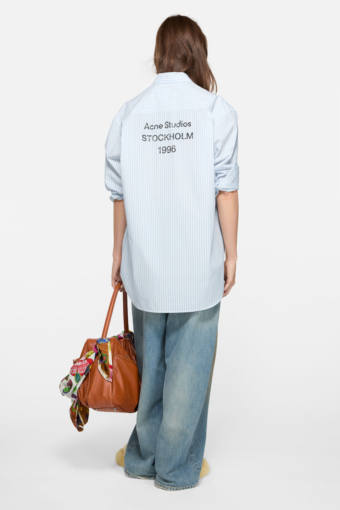 Button-up shirt, Light blue/white, 2000x