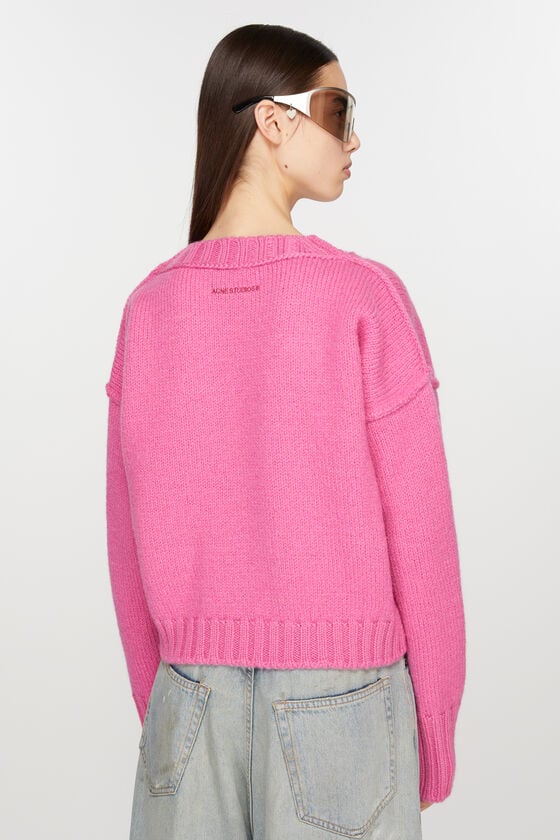 Acne Studios - クルーネック ウールセーター - ピンク