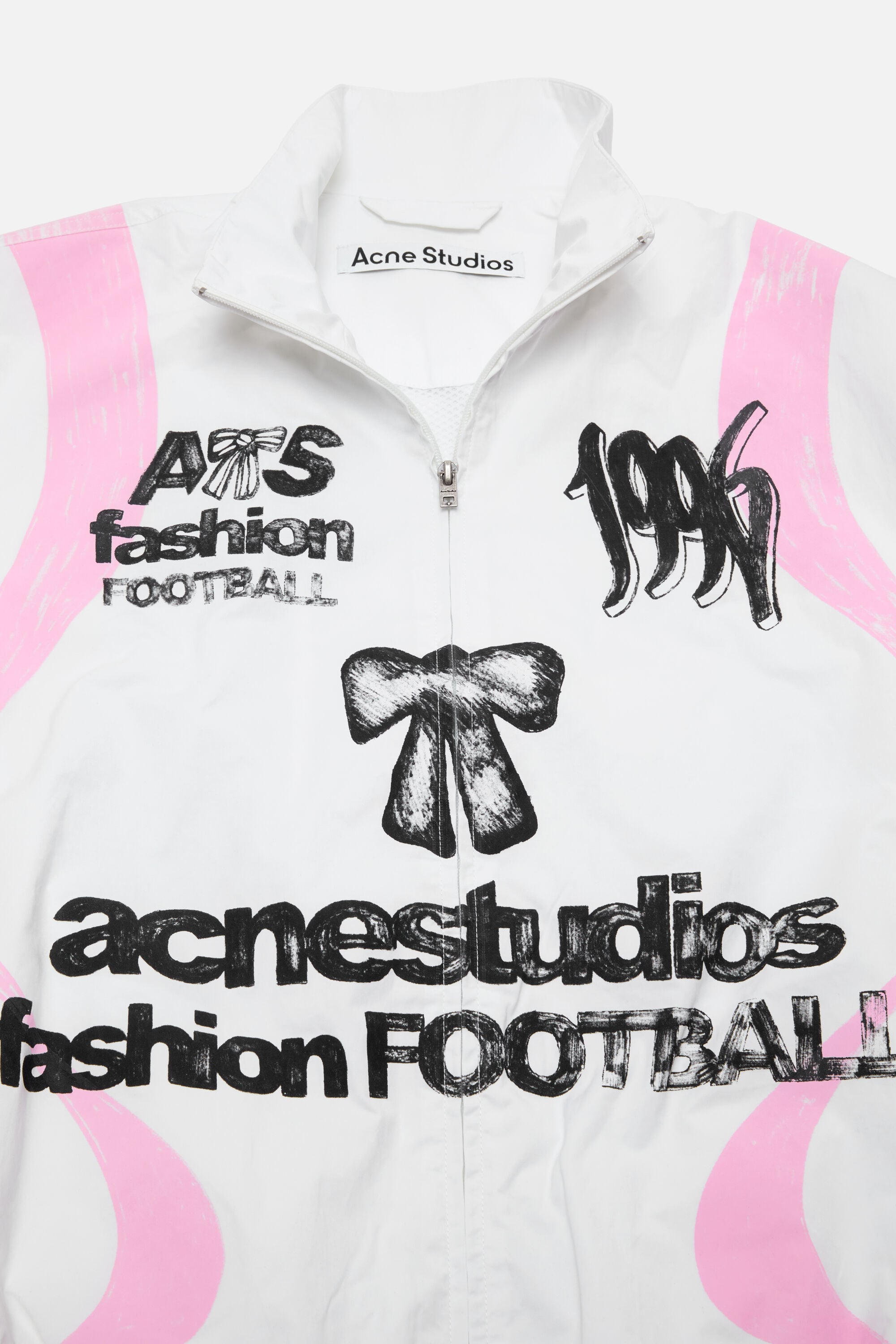 Acne Studios - Technical jacket with logo - Optic White