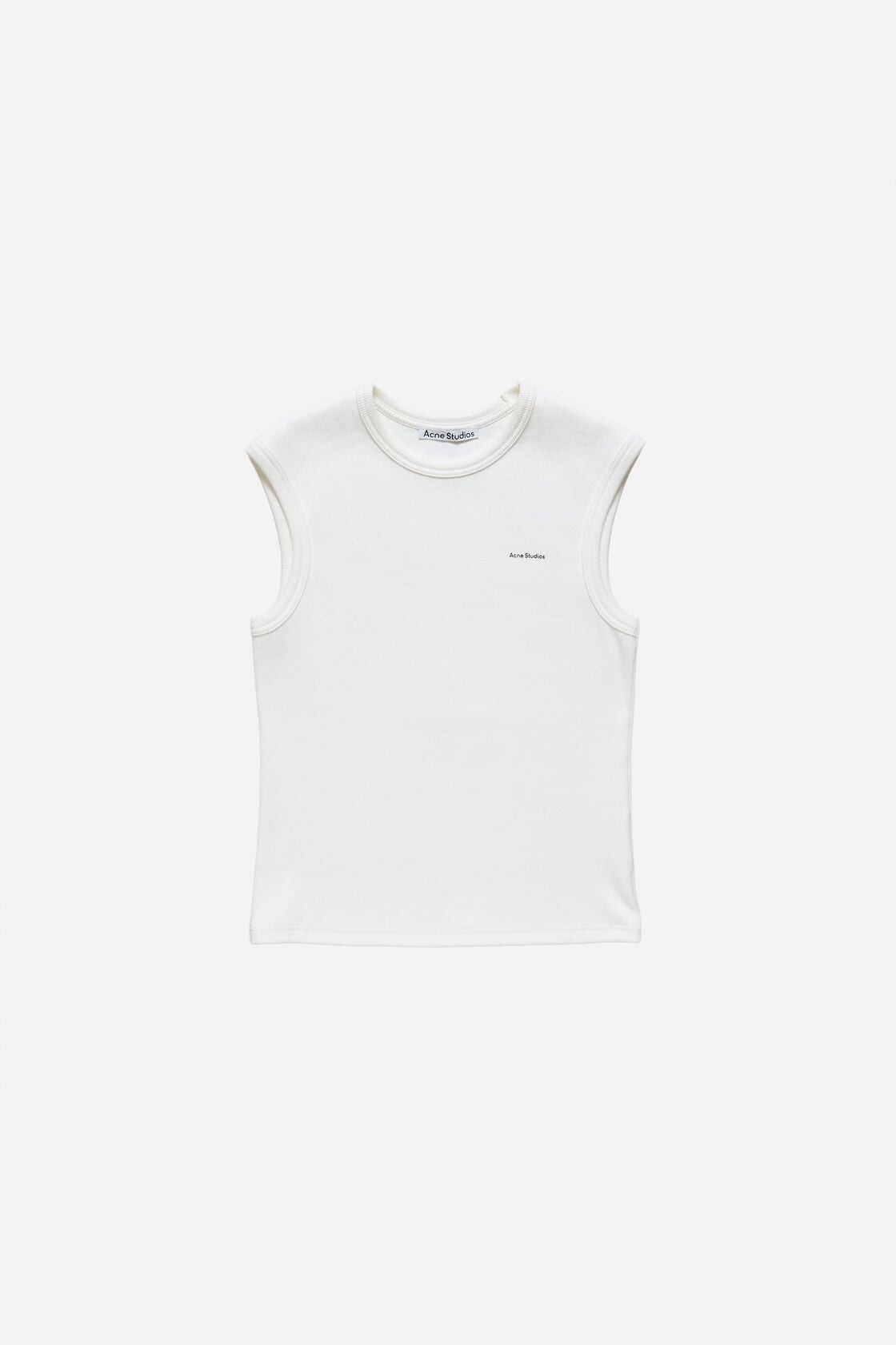 Logo muscle t-sirt, White, 2000x