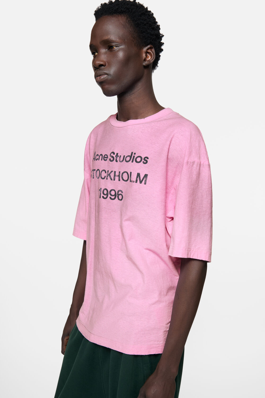 Sprayed logo t-shirt, Cotton candy pink, 2000x