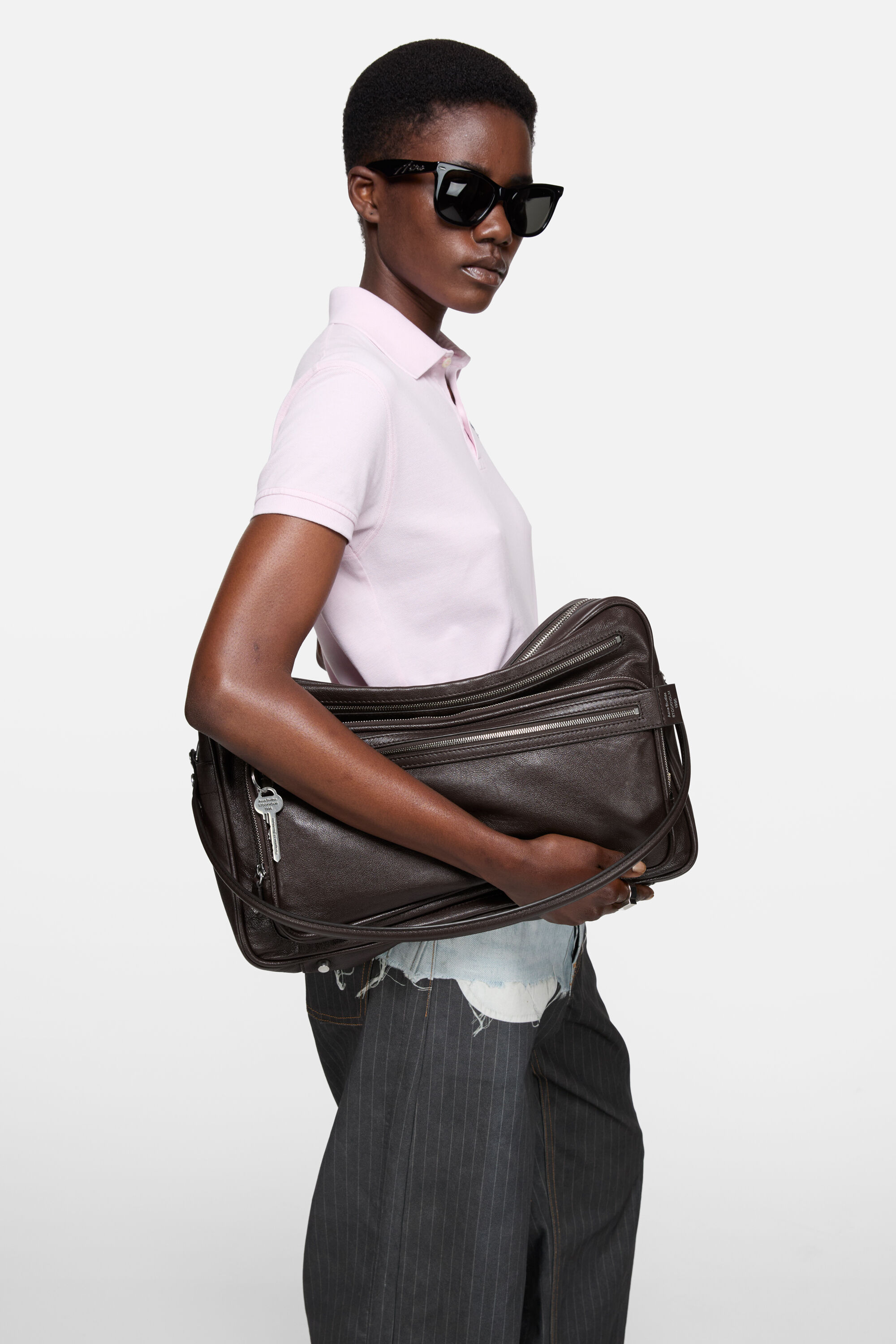 Acne Studios - Camero Camera Shoulder Bag - Chocolate brown