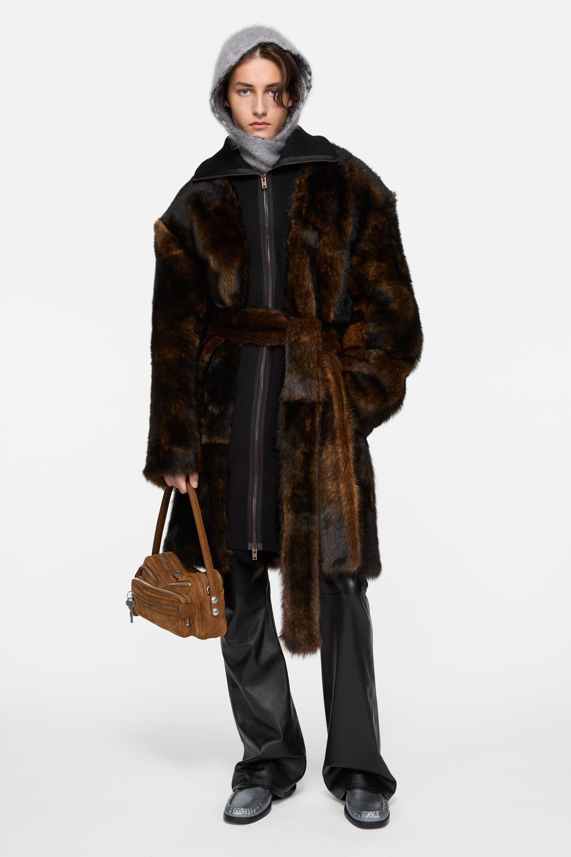 Acne Studios - Leather loafers - Grey