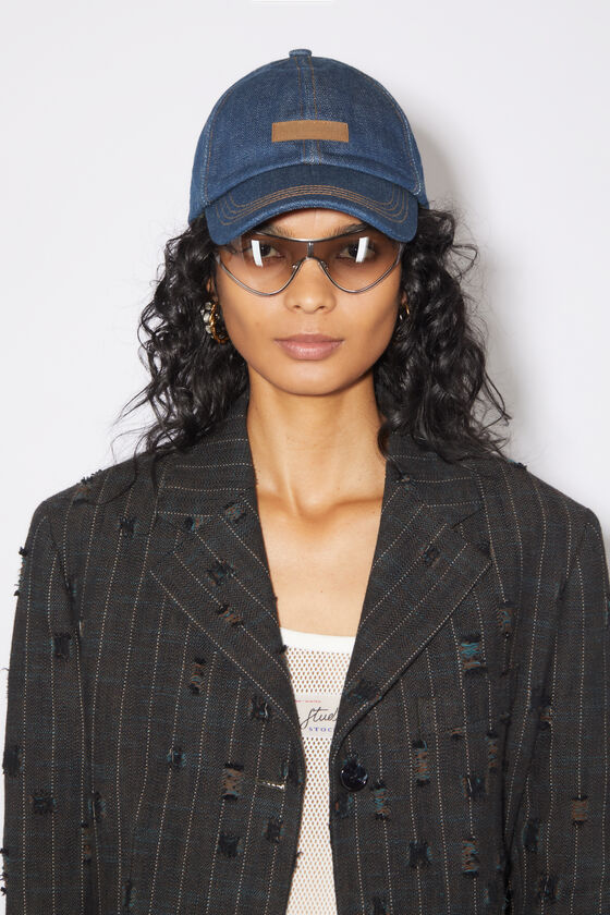 Acne Studios - デニムベースボールキャップ - インディゴブルー