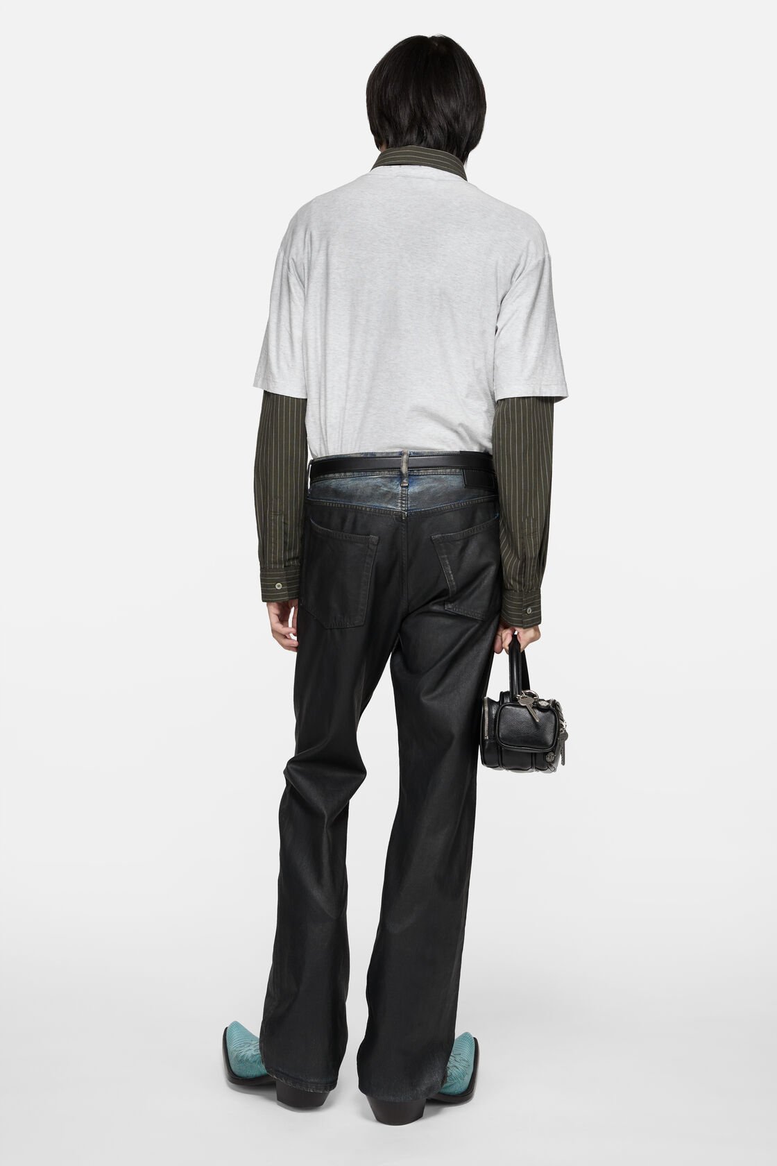 Logo t-shirt - Relaxed unisex fit, Pale Grey Melange, 2000x