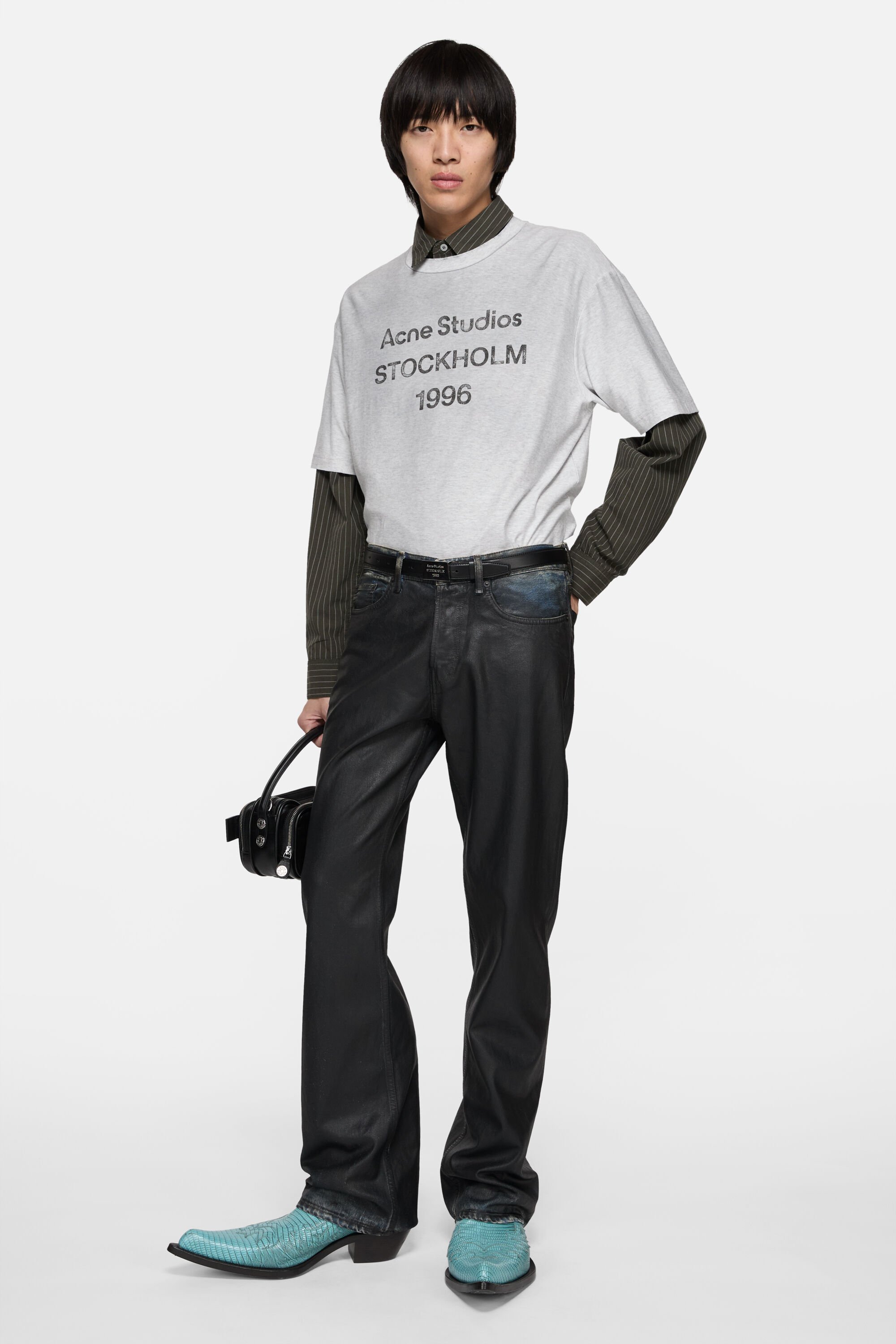 Acne Studios - ロゴTシャツ - リラックスユニセックスフィット