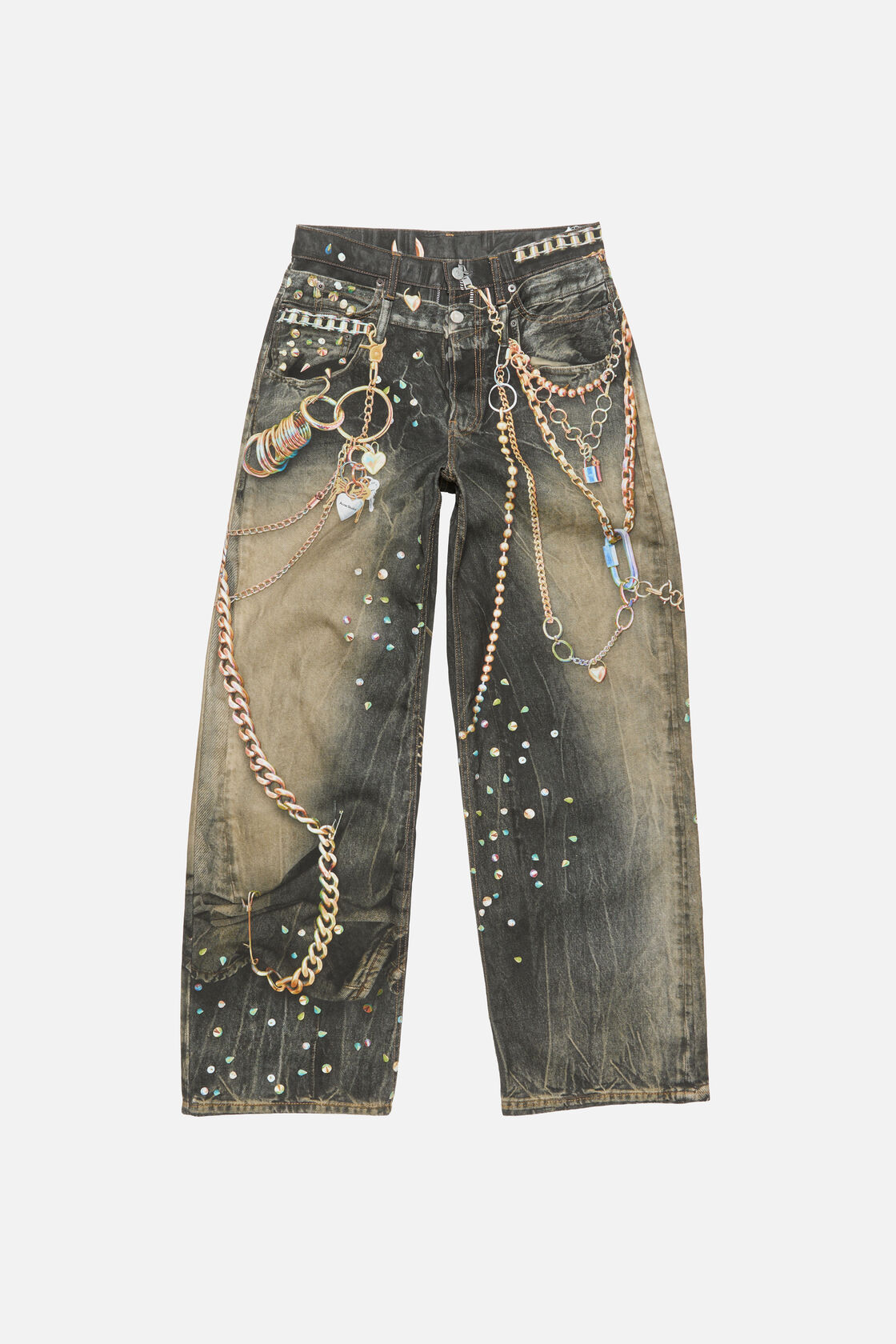 Loose fit jeans - Year of the Horse, Black/multi, 2000x
