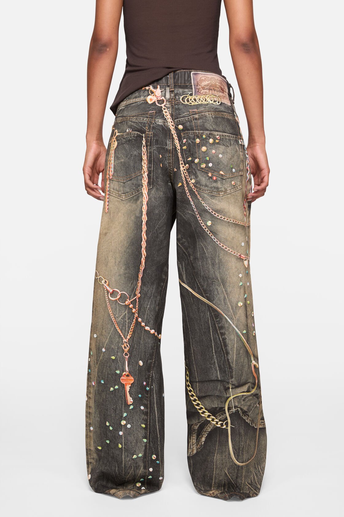 Loose fit jeans - Year of the Horse, Black/multi, 2000x