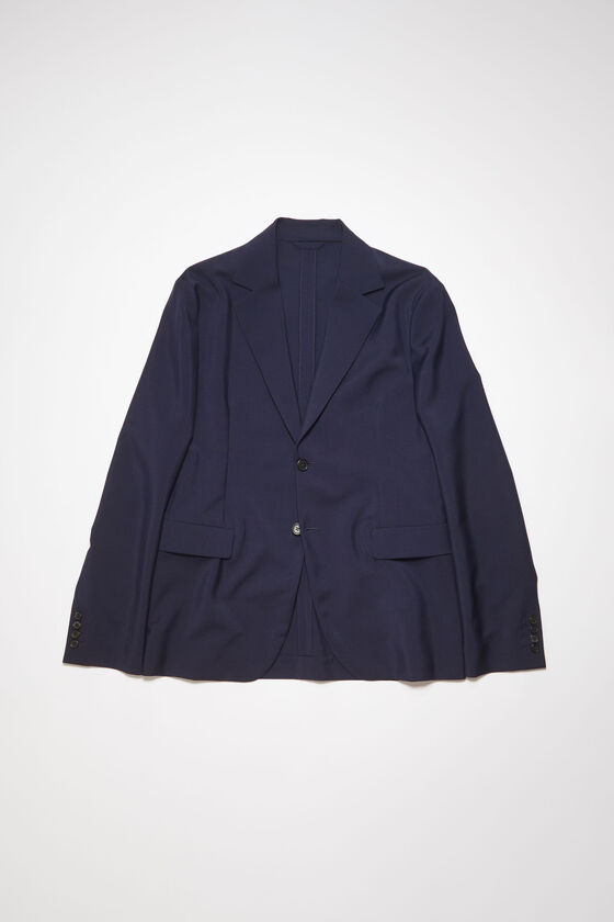 Acne Studios - シングルブレスト スーツジャケット - ダークネイビー