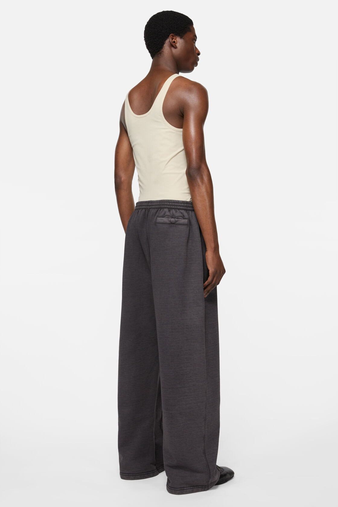 標誌運動褲, 洗舊黑, 2000x