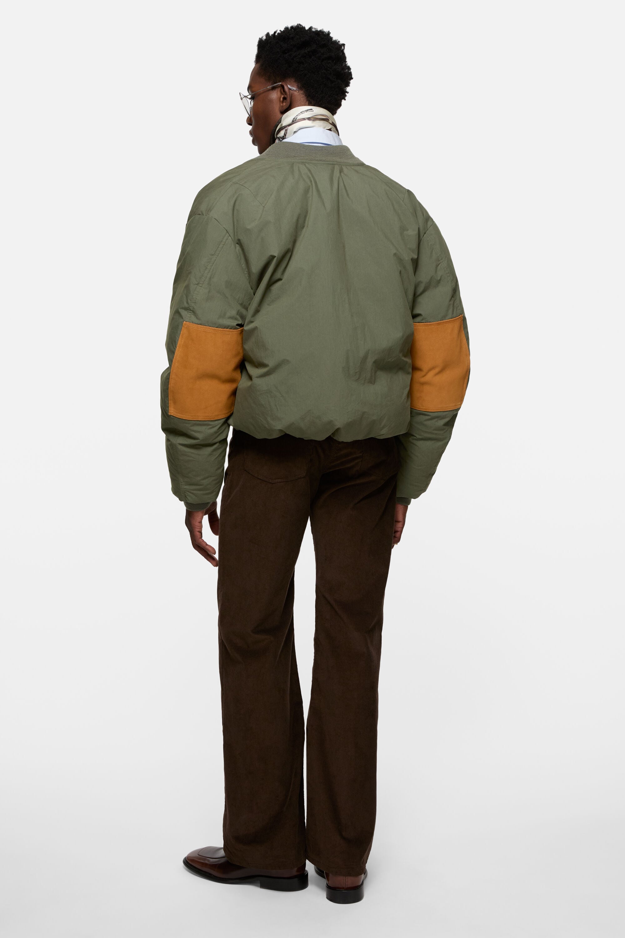 Acne Studios - Down bomber jacket - Cedar green