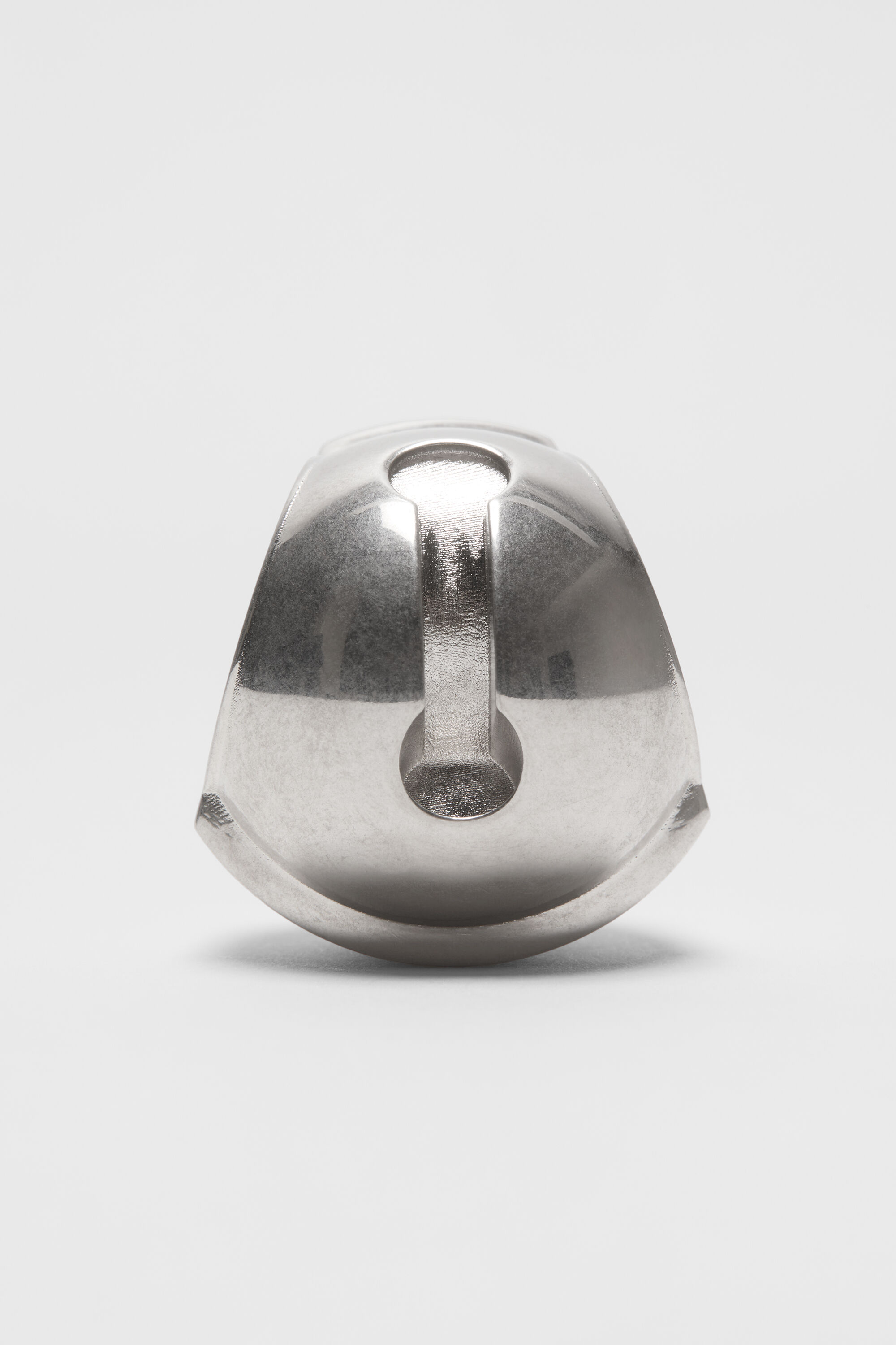 Acne Studios - Bell metal ring - Semi matt silver