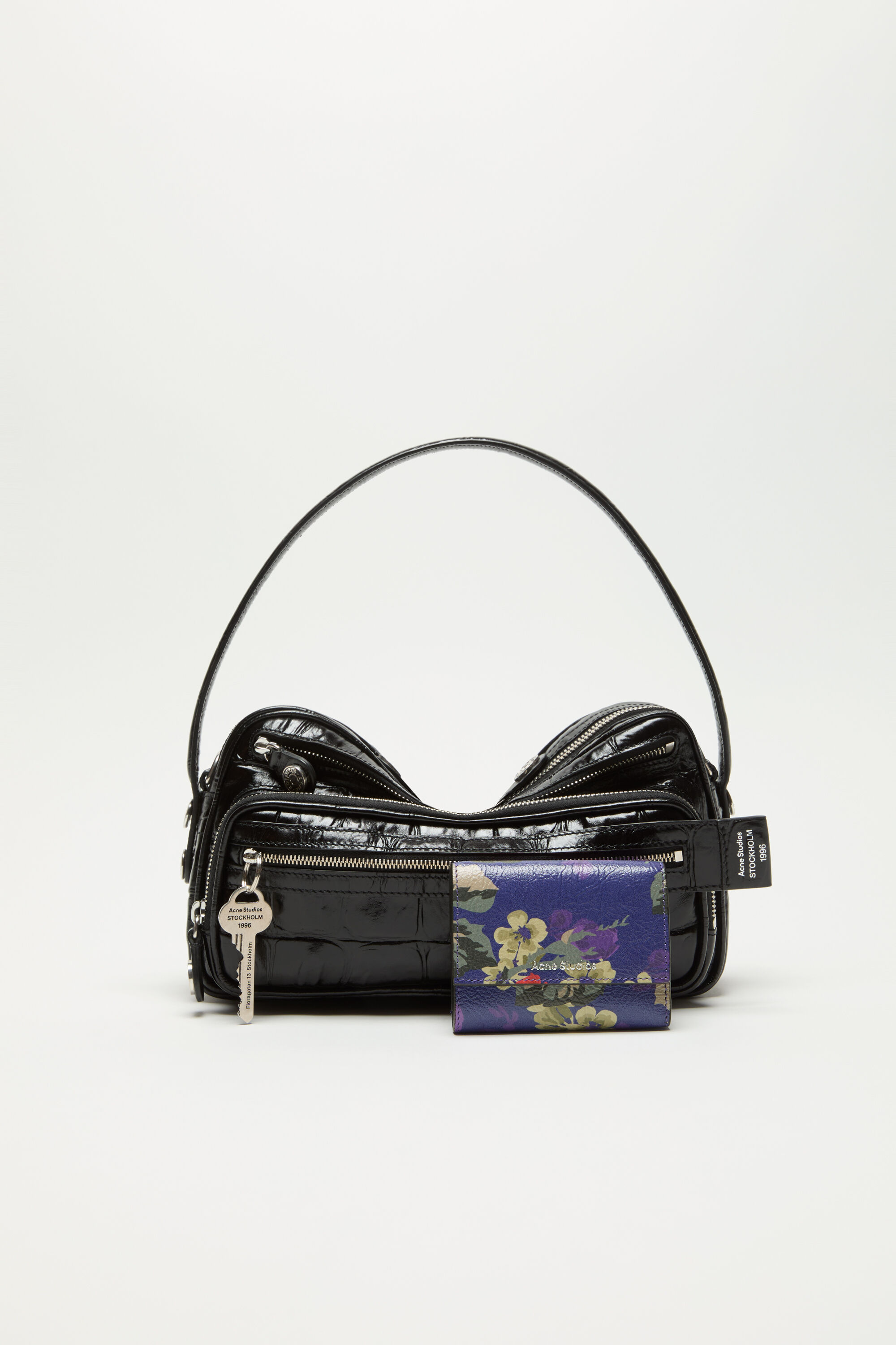 Acne Studios - Trifold leather wallet - Violet purple