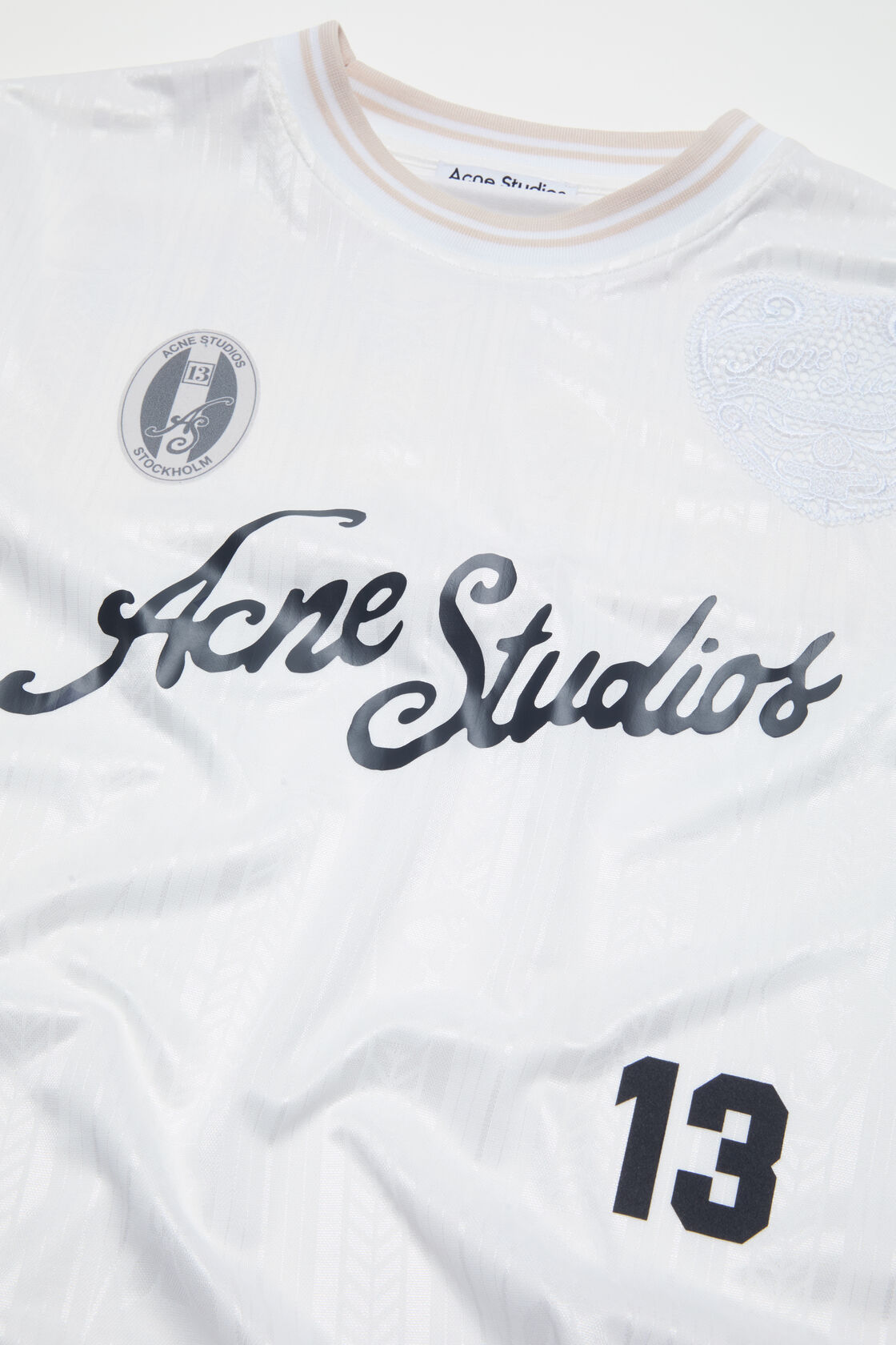 Logo sports jersey top, White, 2000x