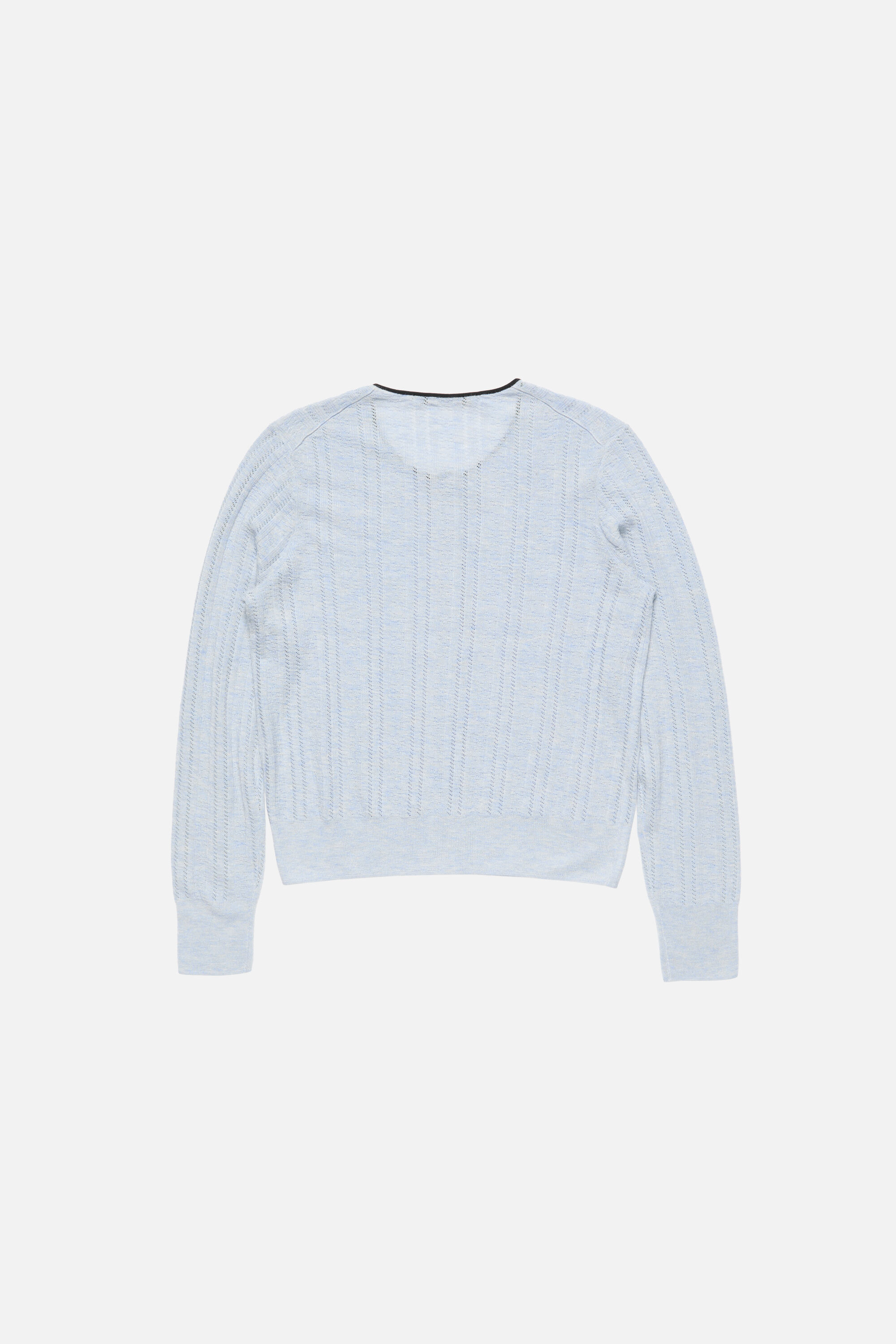 Acne Studios - リボン付きシルクカーディガン - ライトブルー
