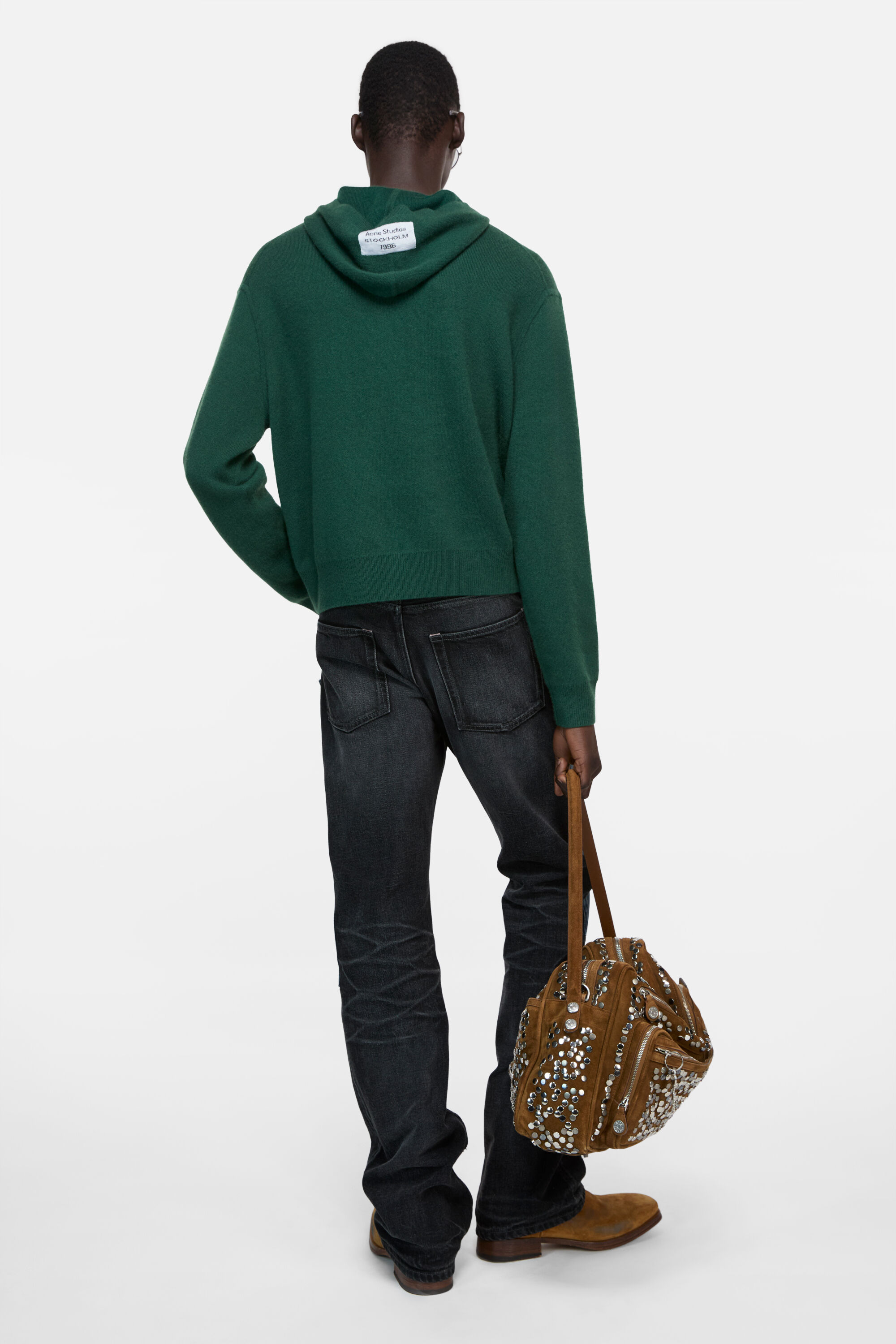 Acne Studios - Cashmere hoodie - Bottle green