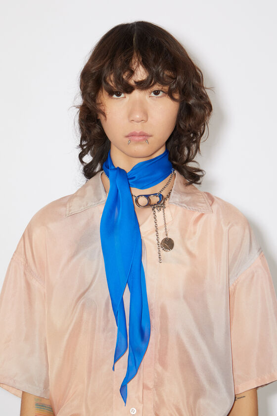 Acne Studios - シルクスカーフ - エレクトリックブルー
