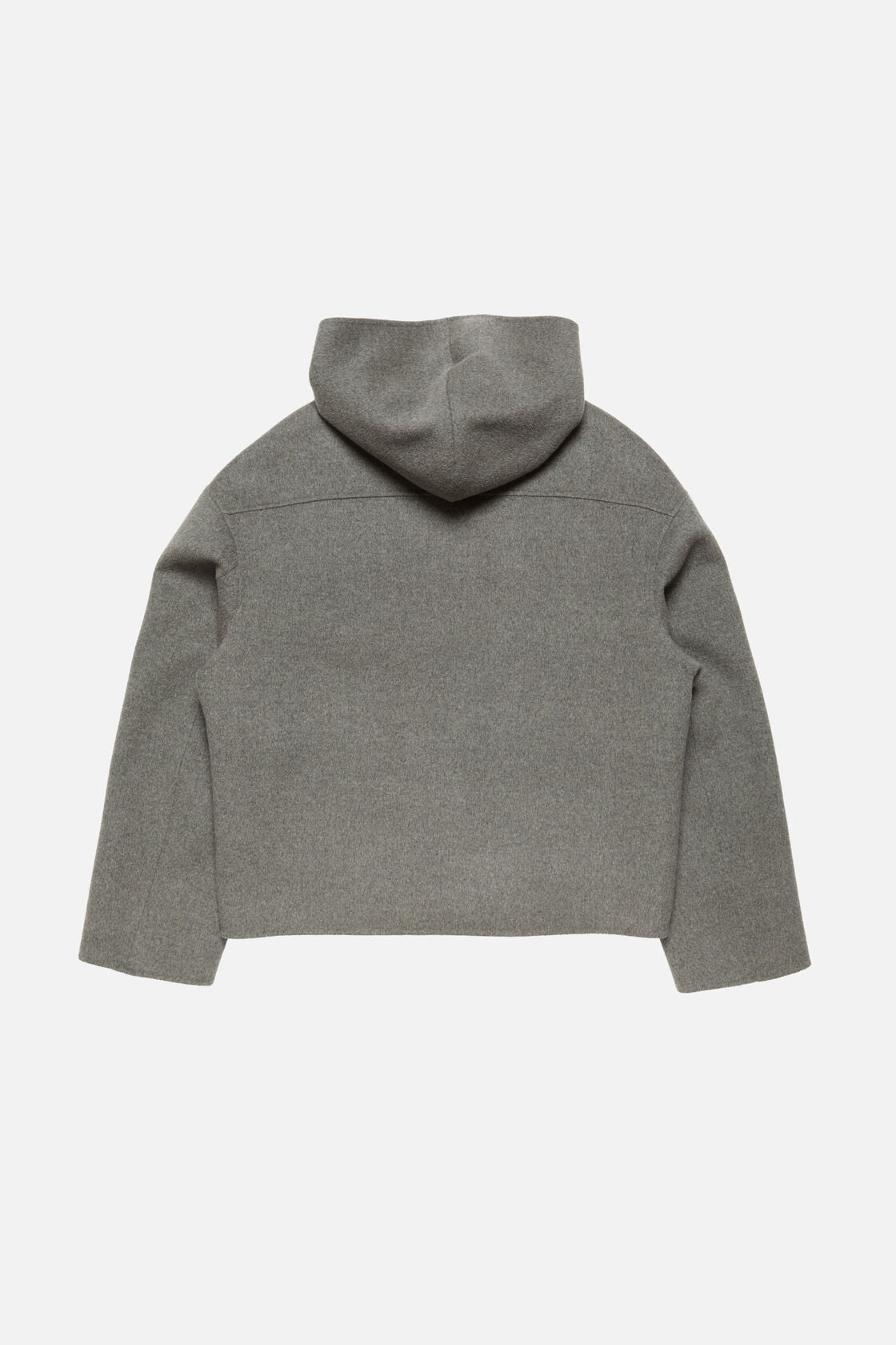 Cashmere jacket with hood, Vintage grey melange, 2000x