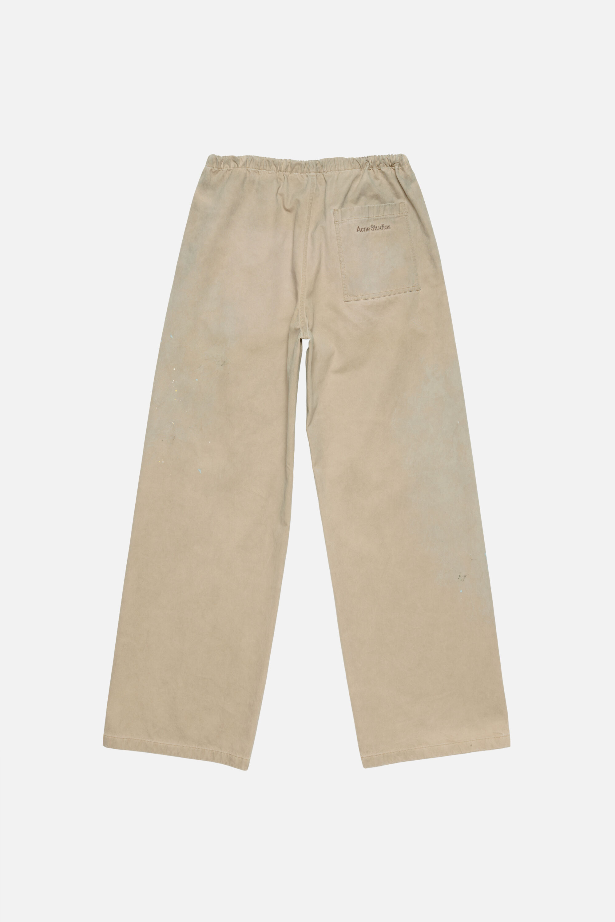 Acne Studios - ウォッシュ加工ツイルトラウザーズ - ライトベージュ