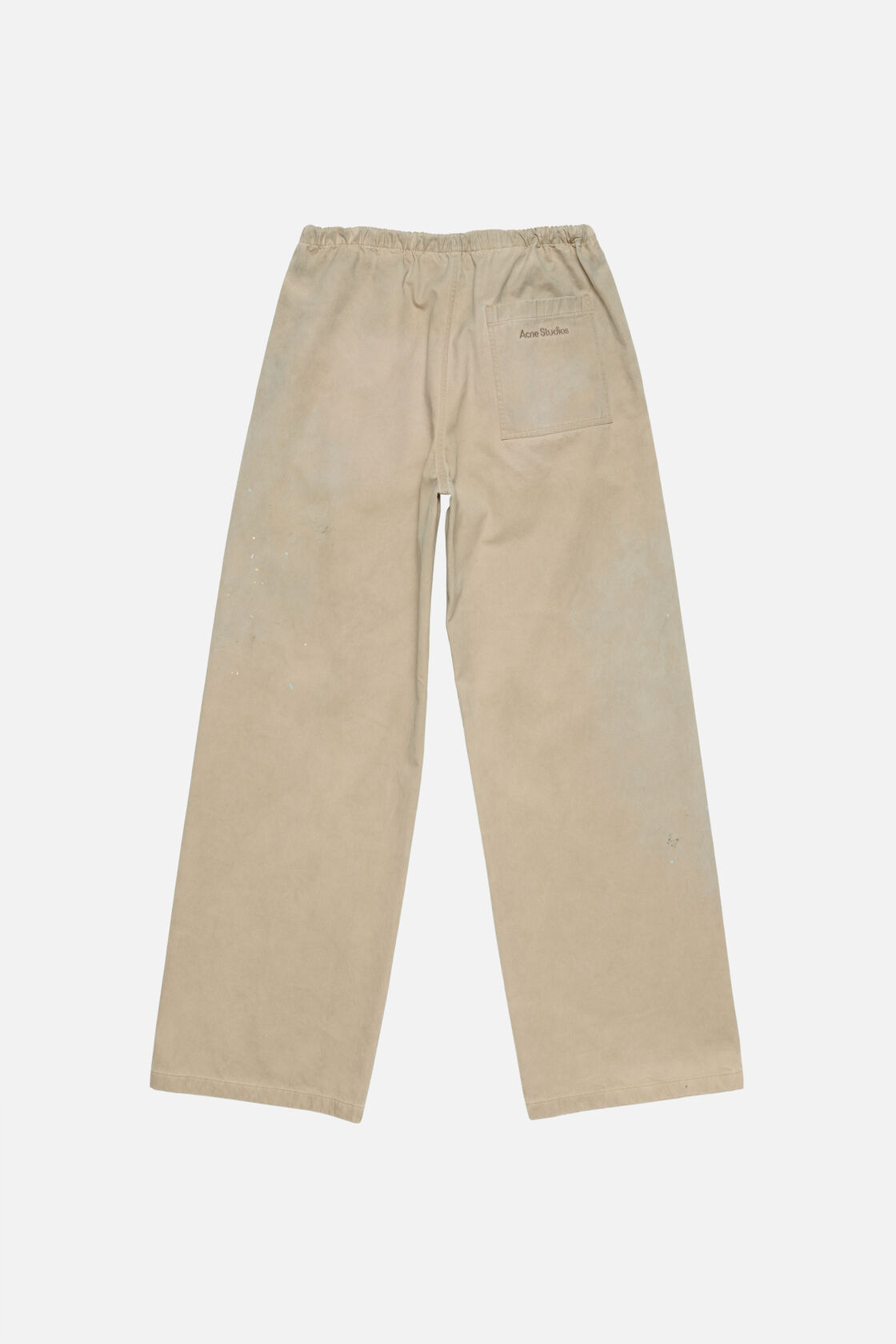 Washed twill trousers, Light beige, 2000x