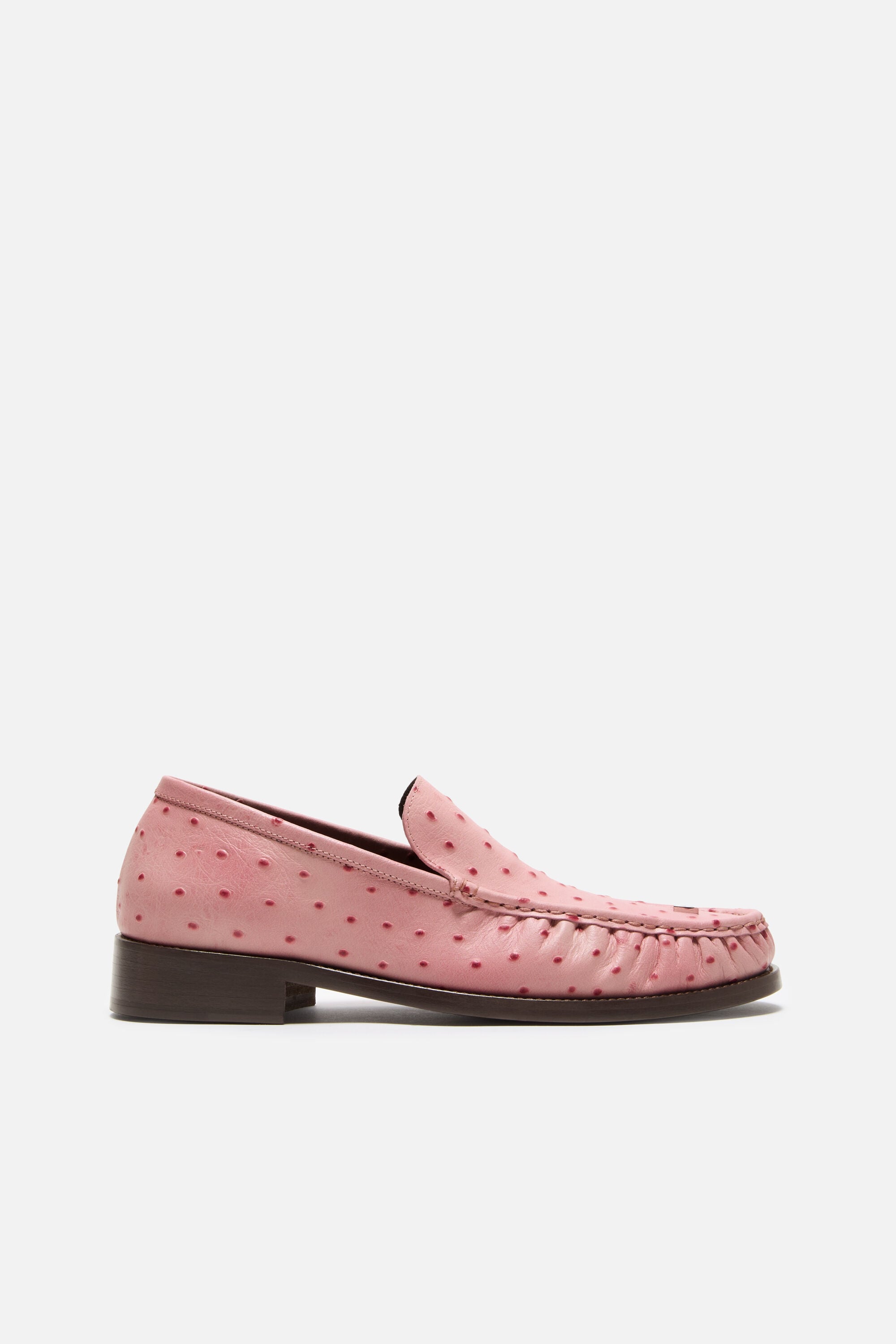 Acne Studios - レザーローファー - ピンク