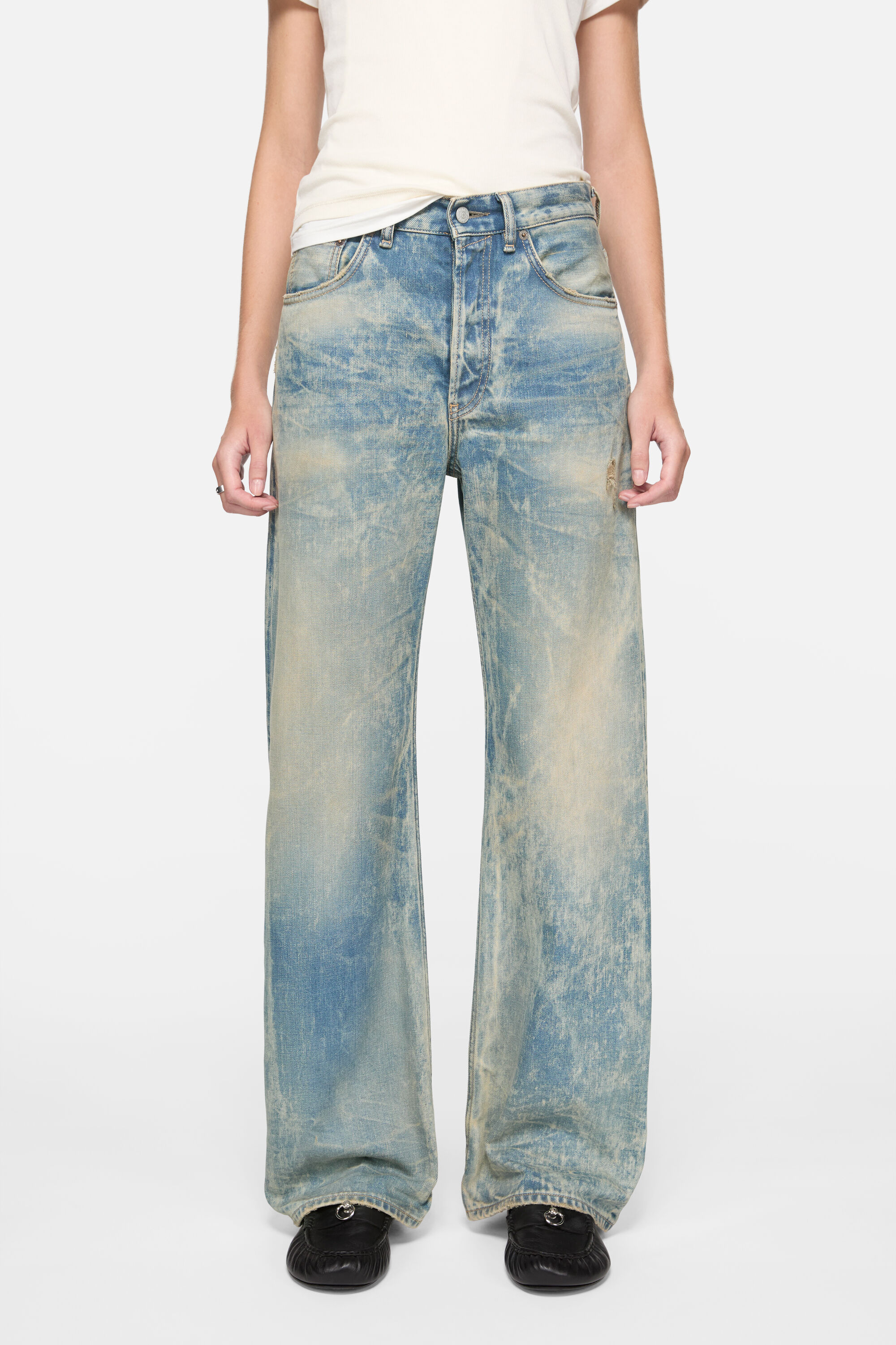 Acne Studios - Regular fit jeans - 2021F - Mid Blue