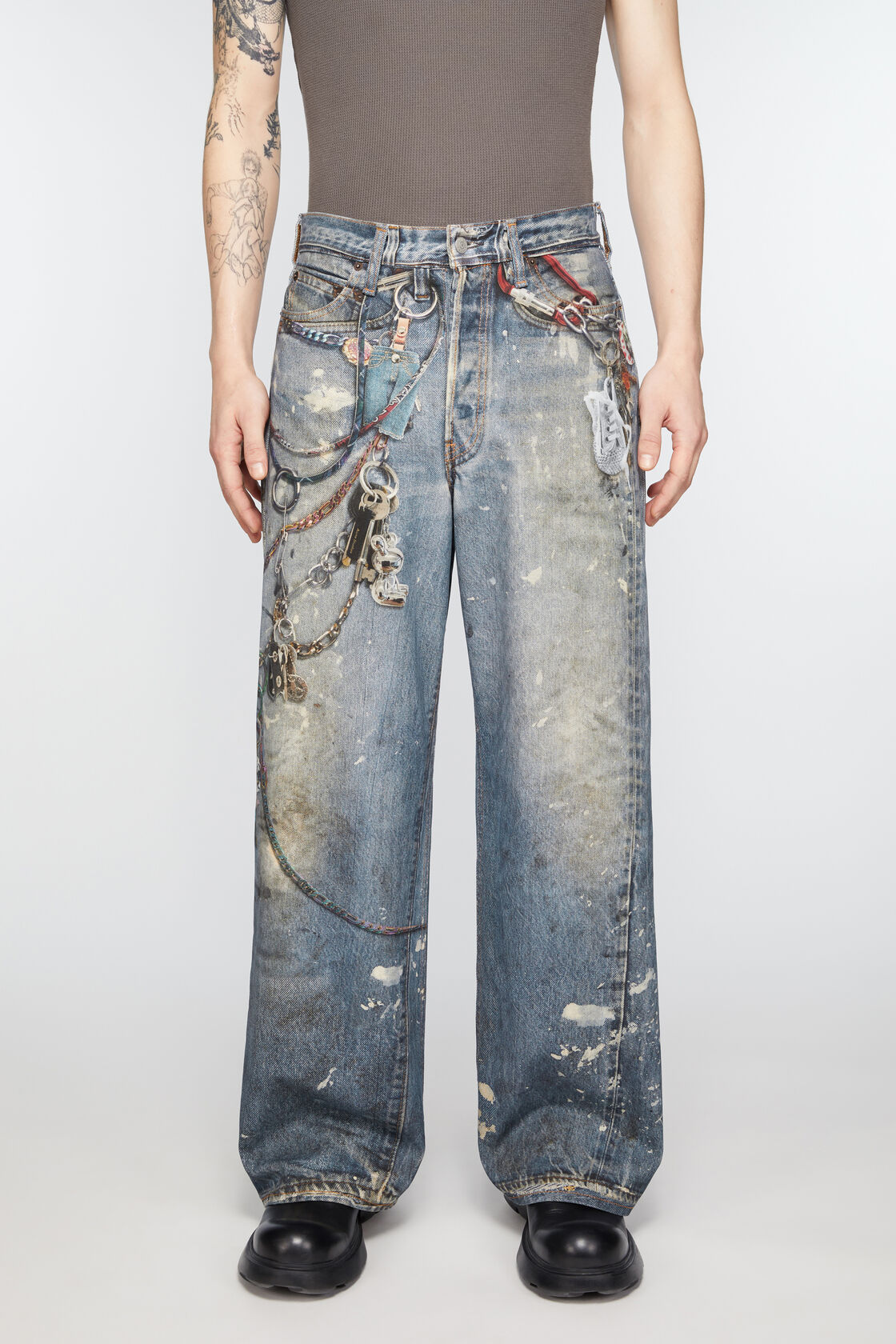Loose fit trousers - 1981, Mid Blue, 2000x