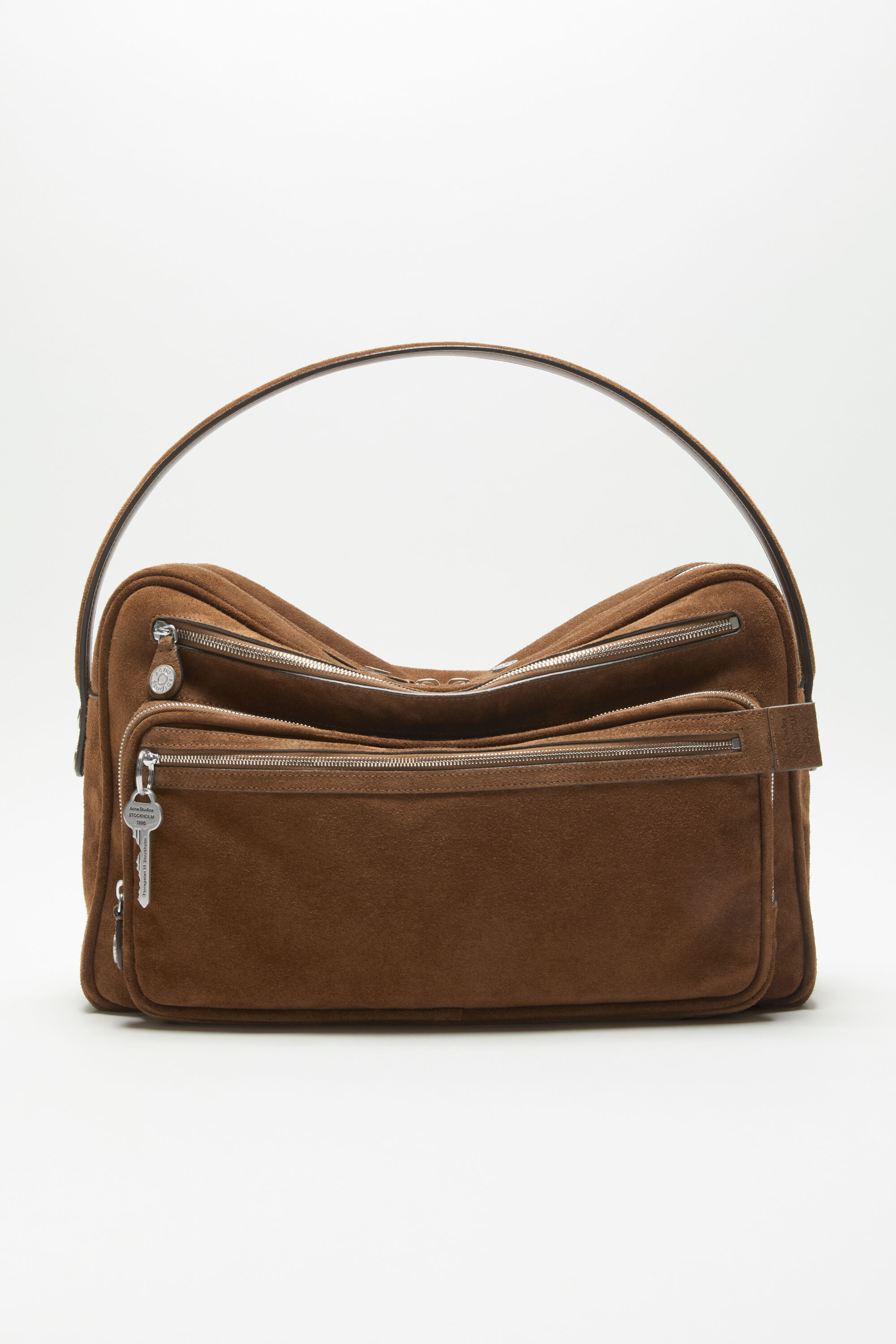 Acne Studios CAMERO CAMERAショルダーバッグ Acne Studios - Camero Camera suede shoulder bag - Cognac brown