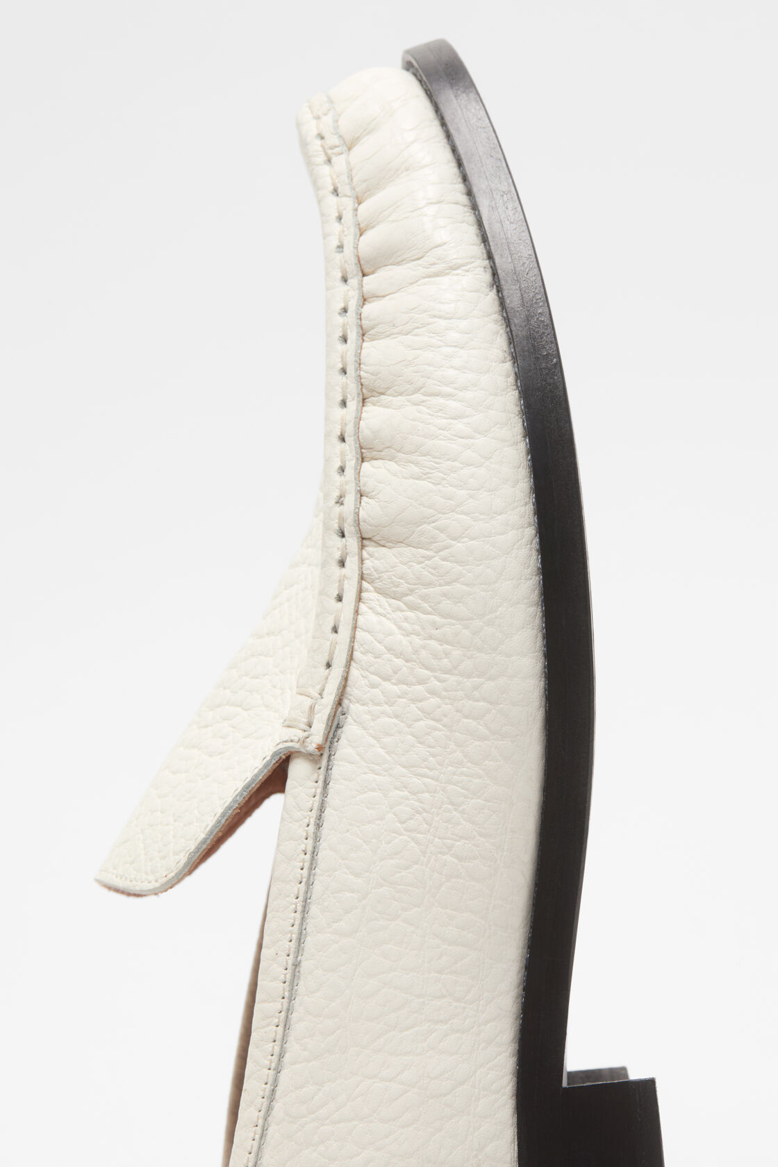 Leather loafers, White, 2000x