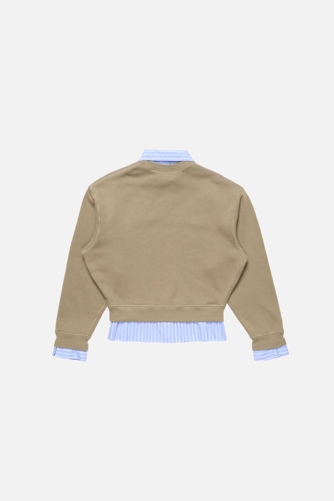 Layered sweatshirt, Beige/blue, 2000x