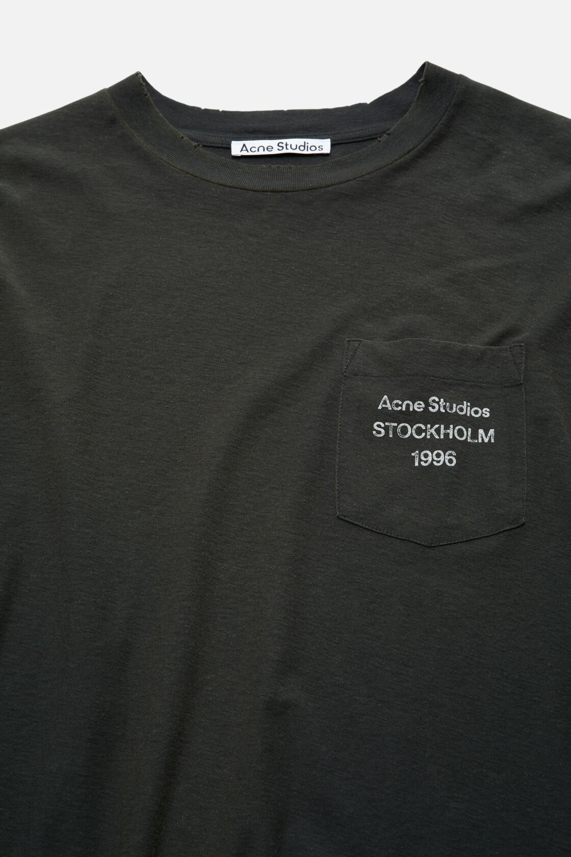 Logo t-shirt, Faded black, 2000x