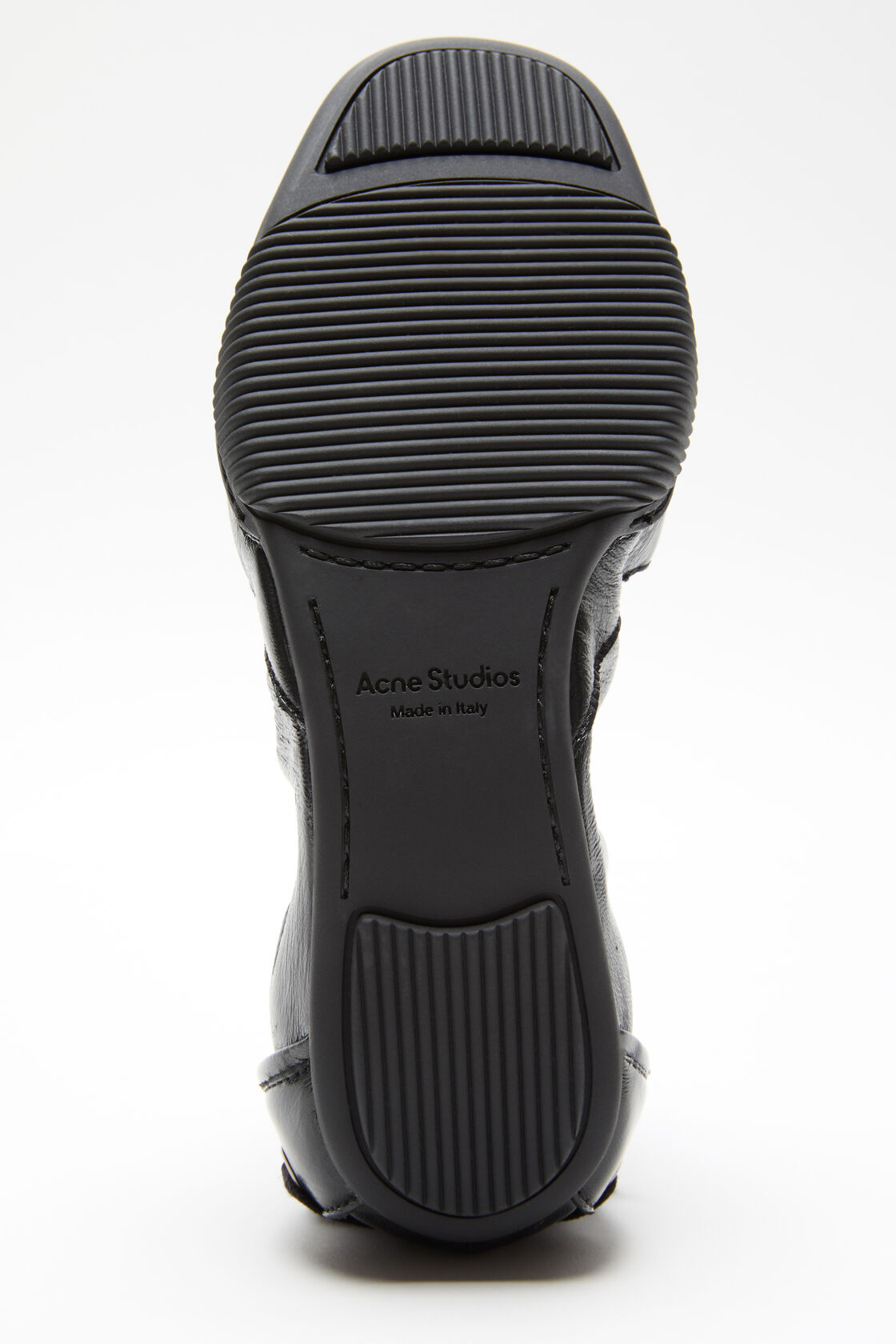 Lace-up leather shoes, Black, 2000x