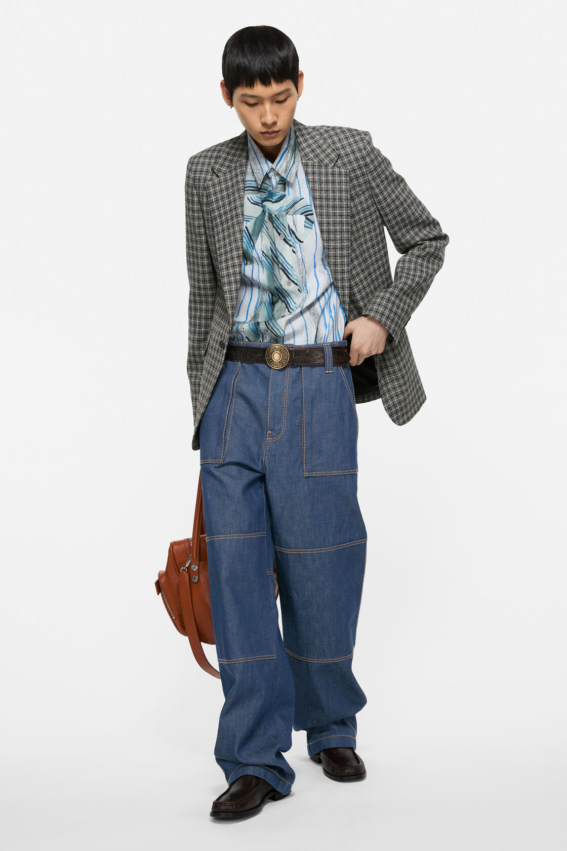 Denim trousers, Indigo blue, 2000x